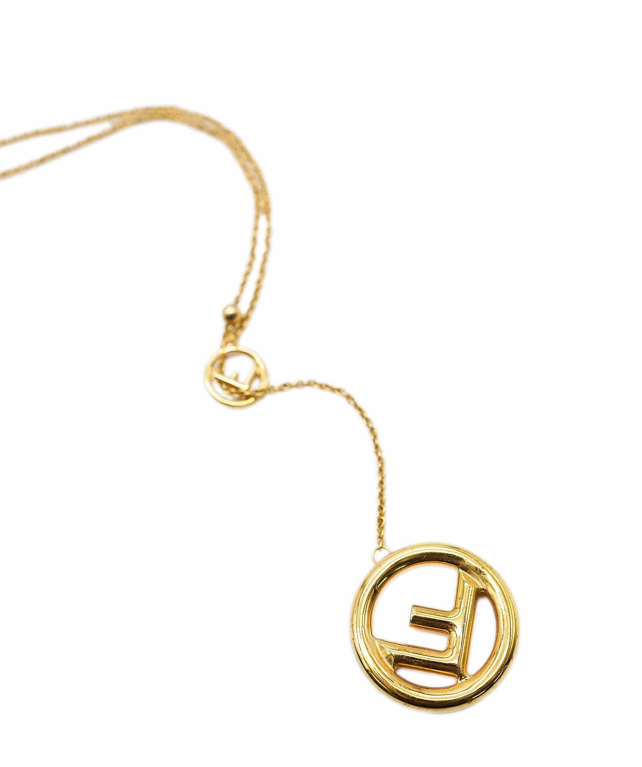 Fendi Fendi Circle FF Necklace  ALC1386