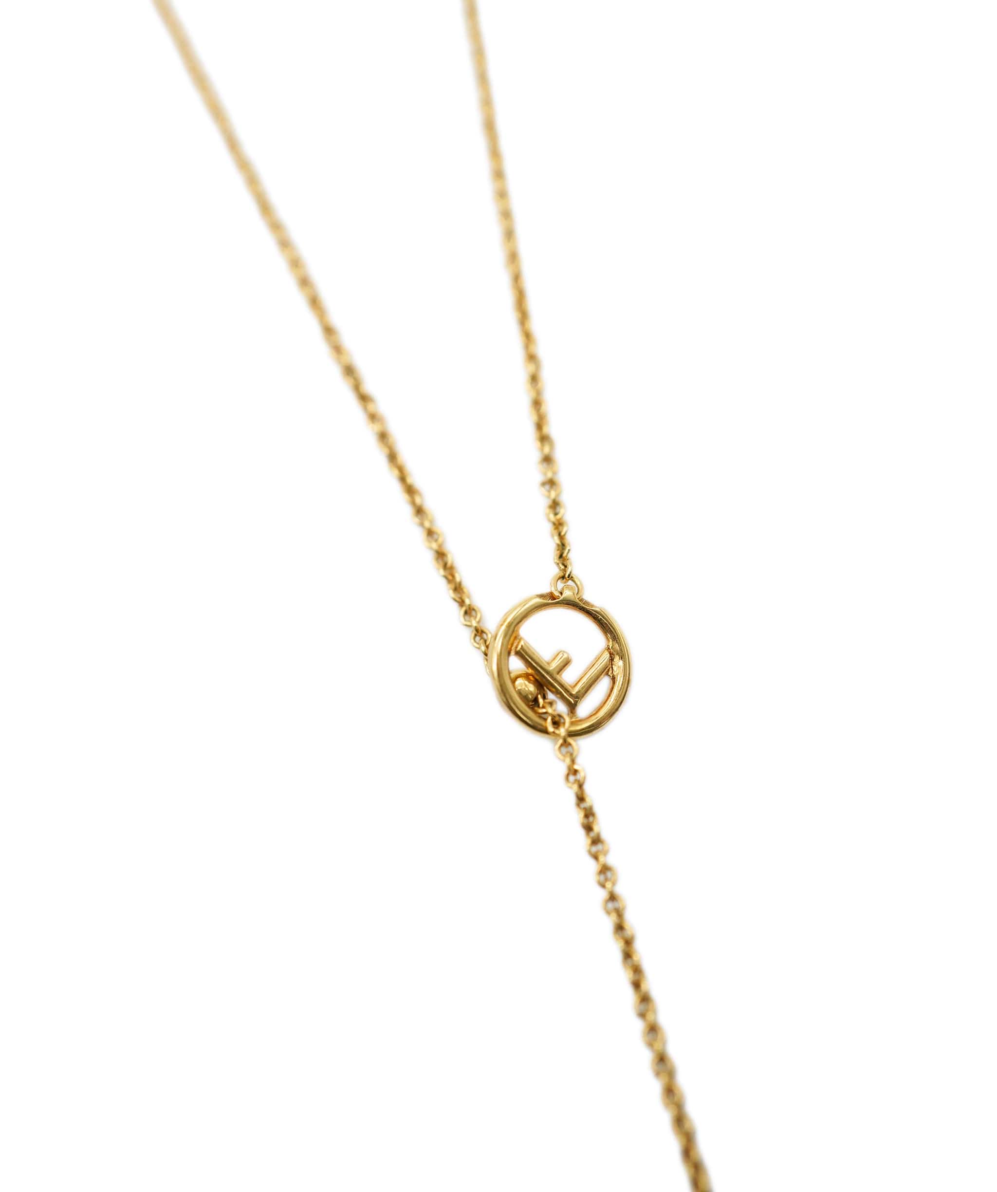 Fendi Fendi Circle FF Necklace  ALC1386