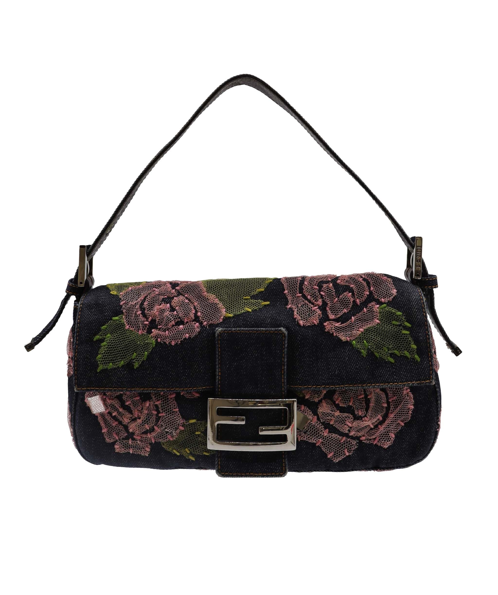 Fendi Fendi Rose Denim Baguette DXBS1816