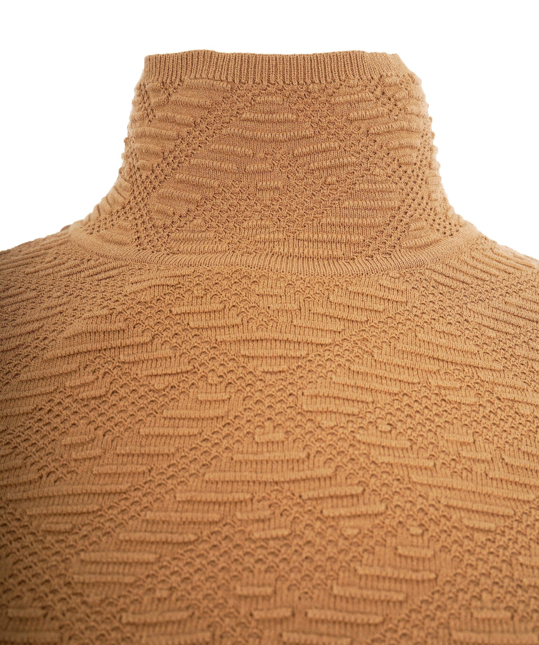 Fendi Fendi FF caramel turtleneck  ALL0540