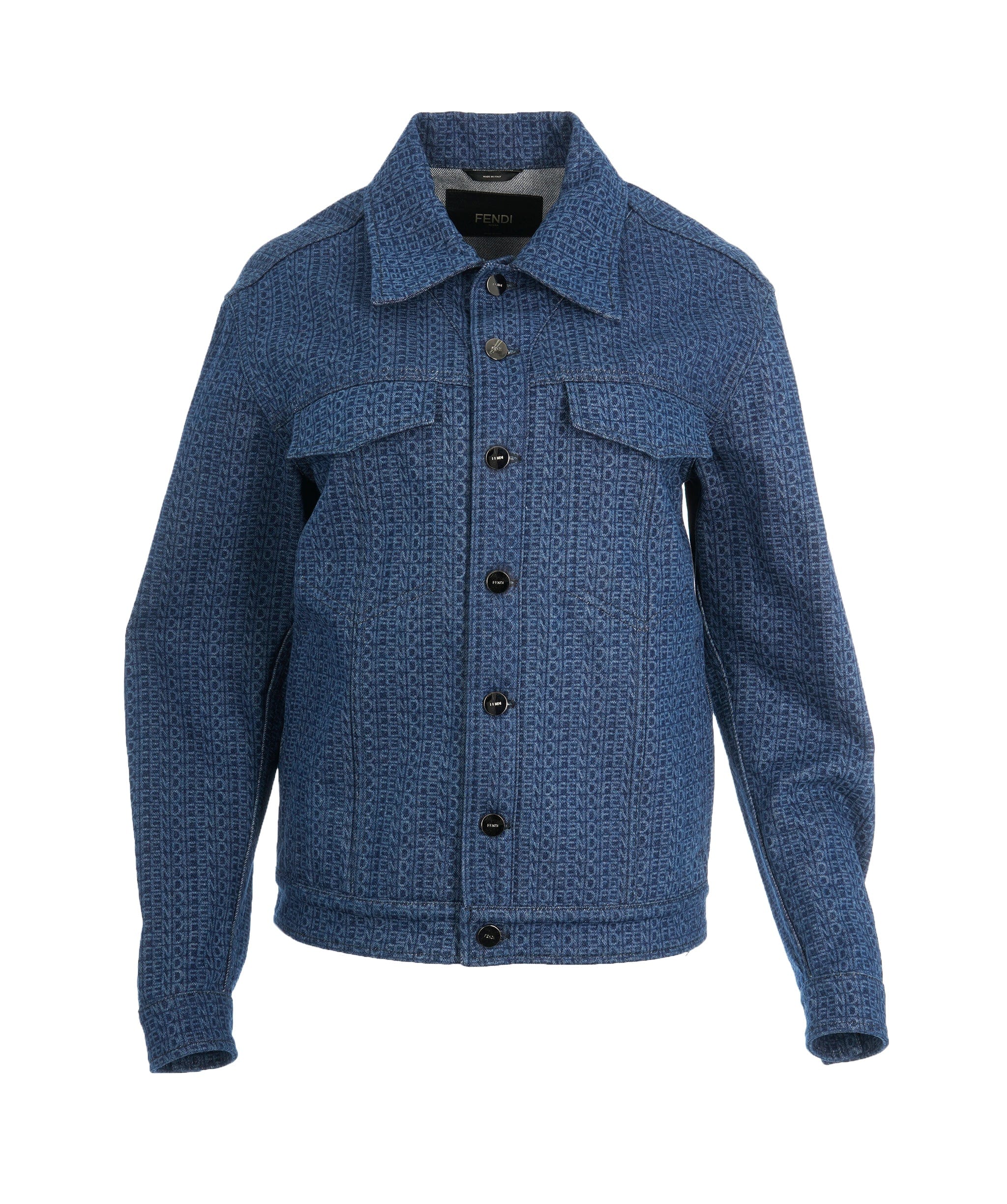 Fendi Fendi Monogram Denim Jacket  ALL0627