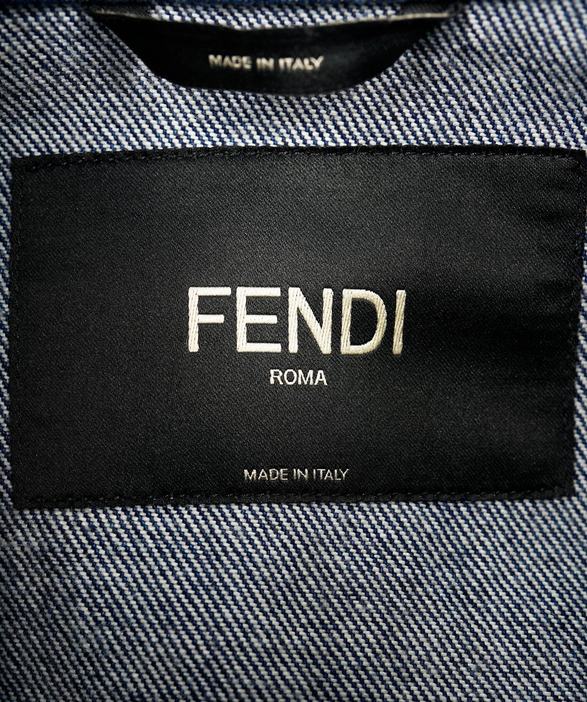 Fendi Fendi Monogram Denim Jacket  ALL0627