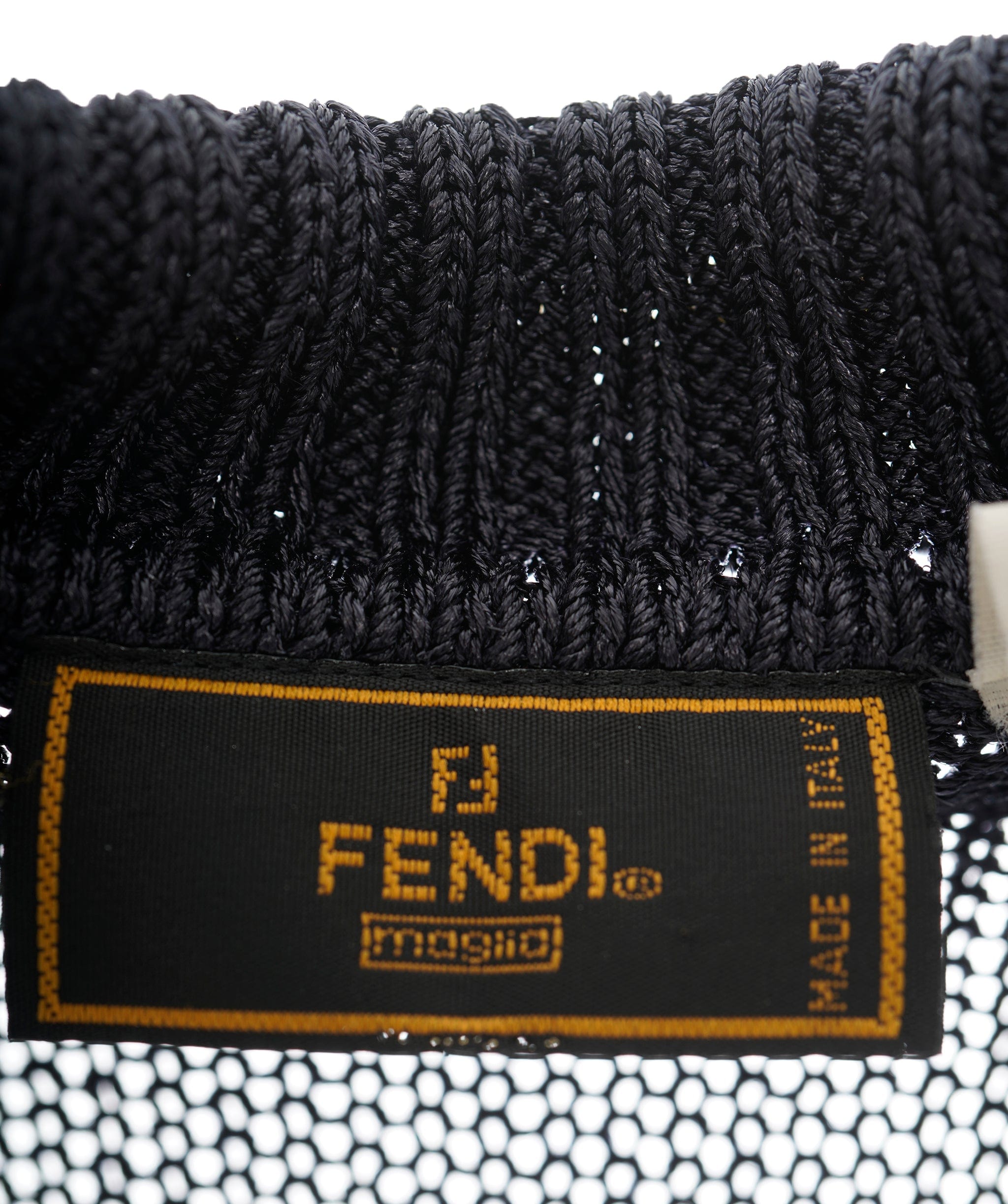 Fendi fendi navy and cream cardigan AGL2521