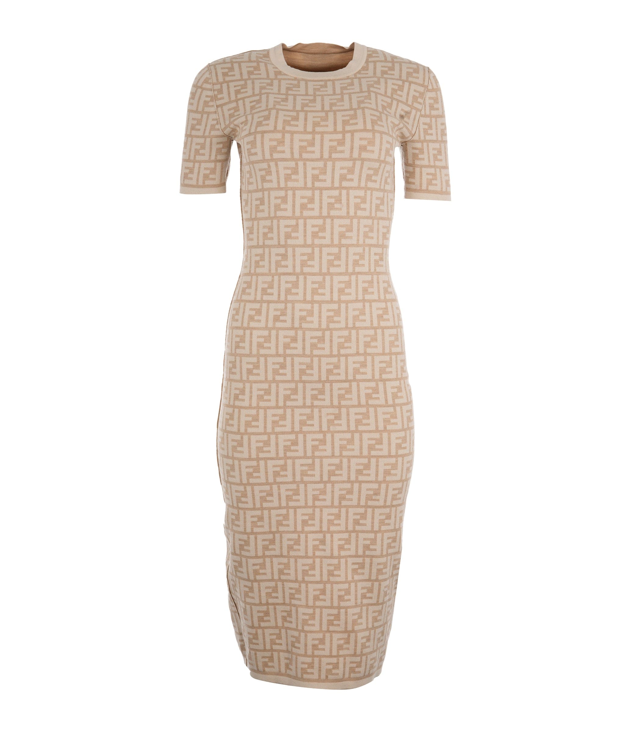 Fendi Fendi Reversible Cream FF Dress ALL0574