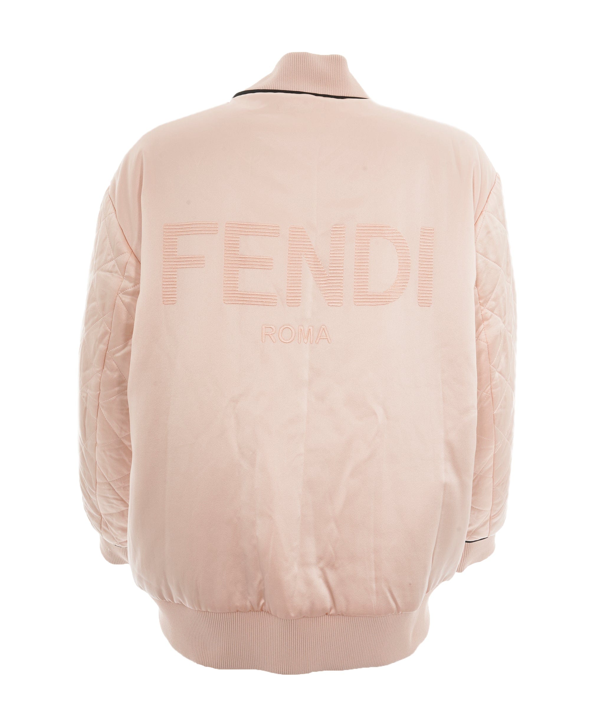 Fendi Fendi reversible silk bomber blue/ pink  AVC2133