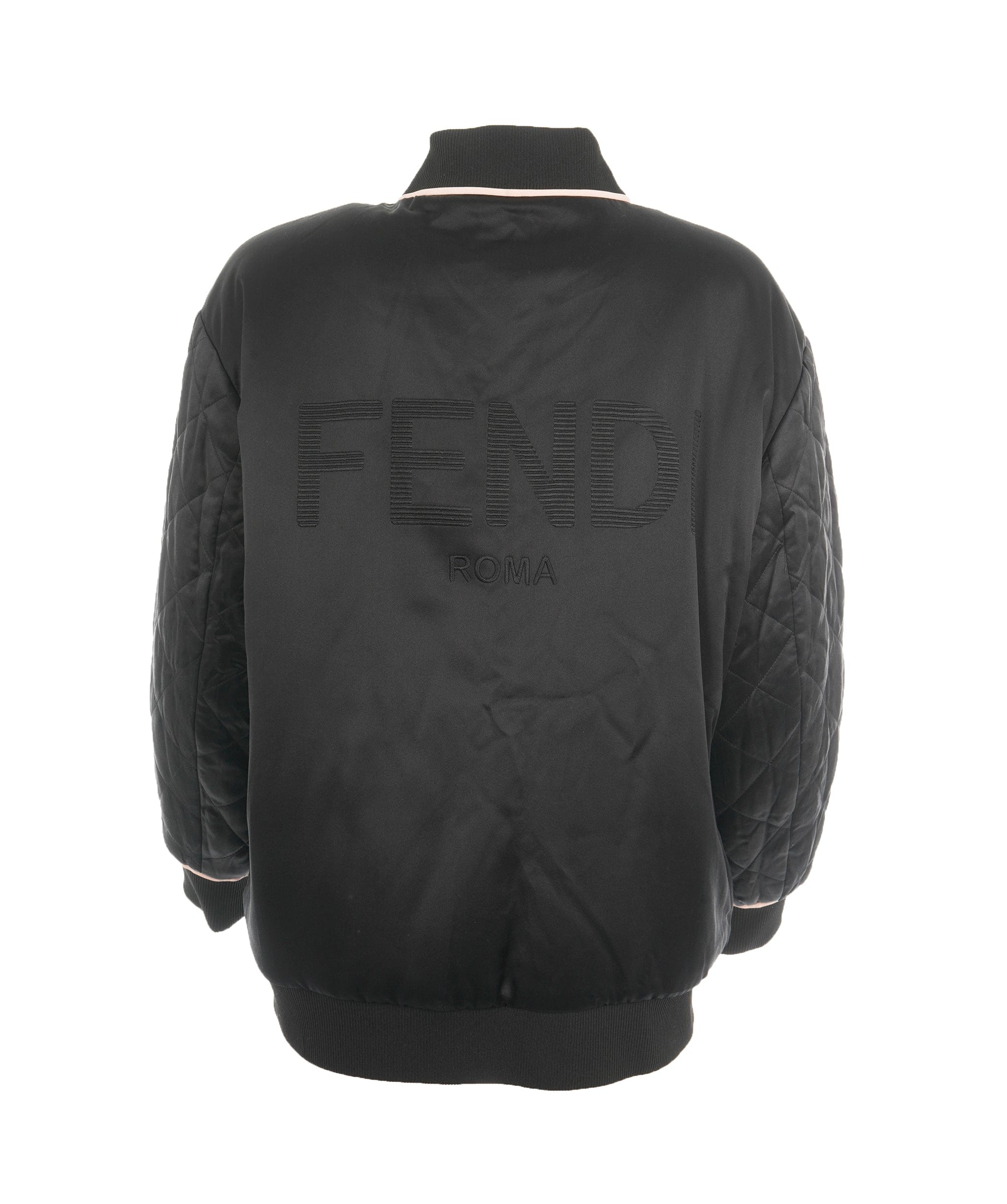 Fendi Fendi reversible silk bomber blue/ pink  AVC2133