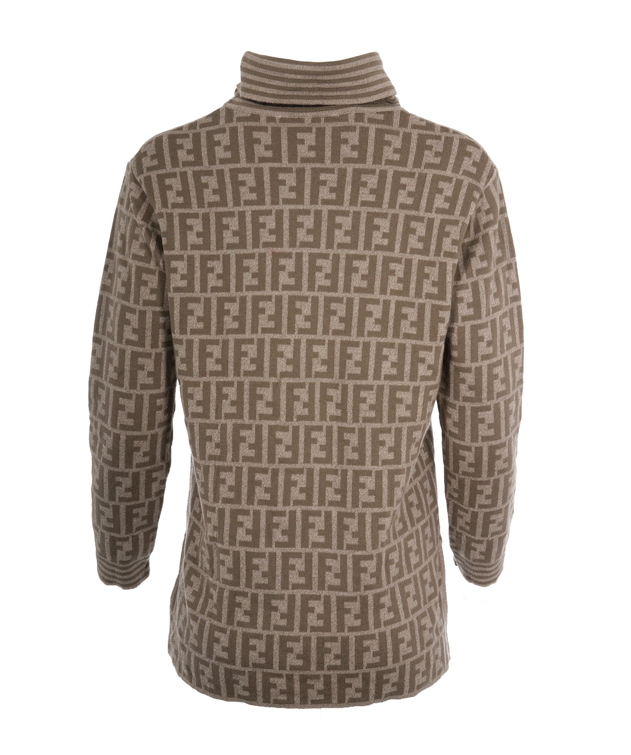 Fendi Fendi Zucca Beige Oversized Jumper  ALL0582