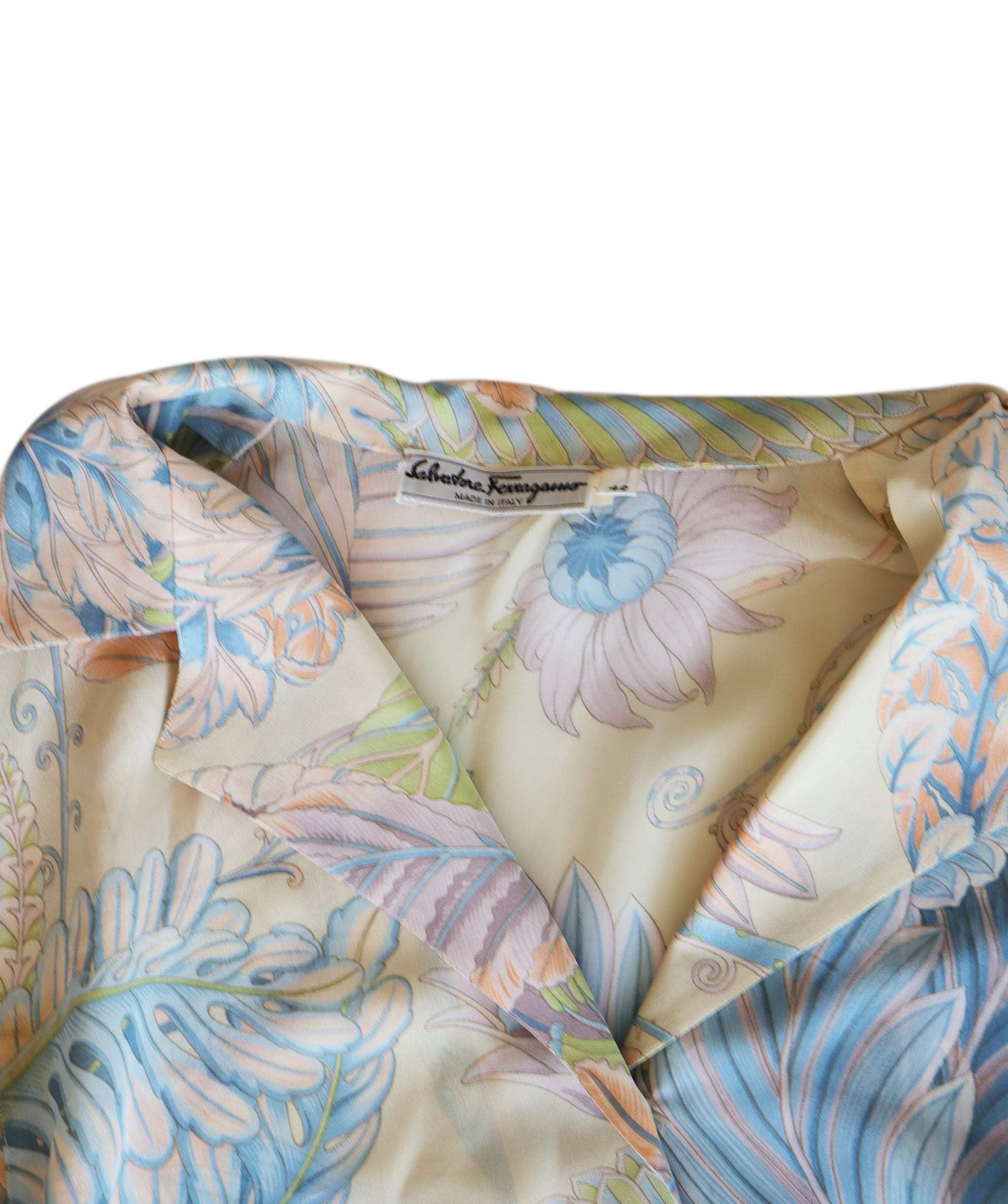 ferragamo Ferragamo flower printed shirt AGC1902