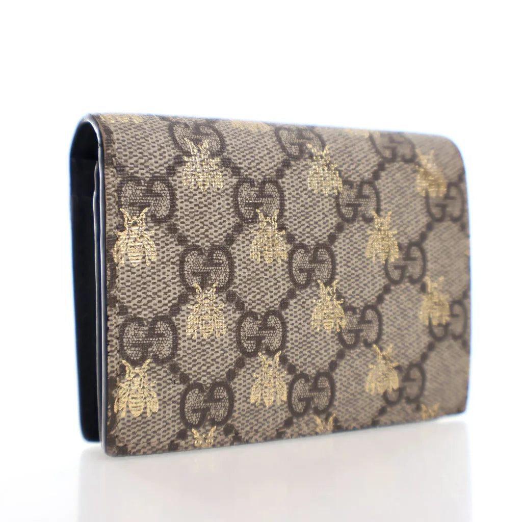 Gucci GG Supreme Bee Bifold Wallet