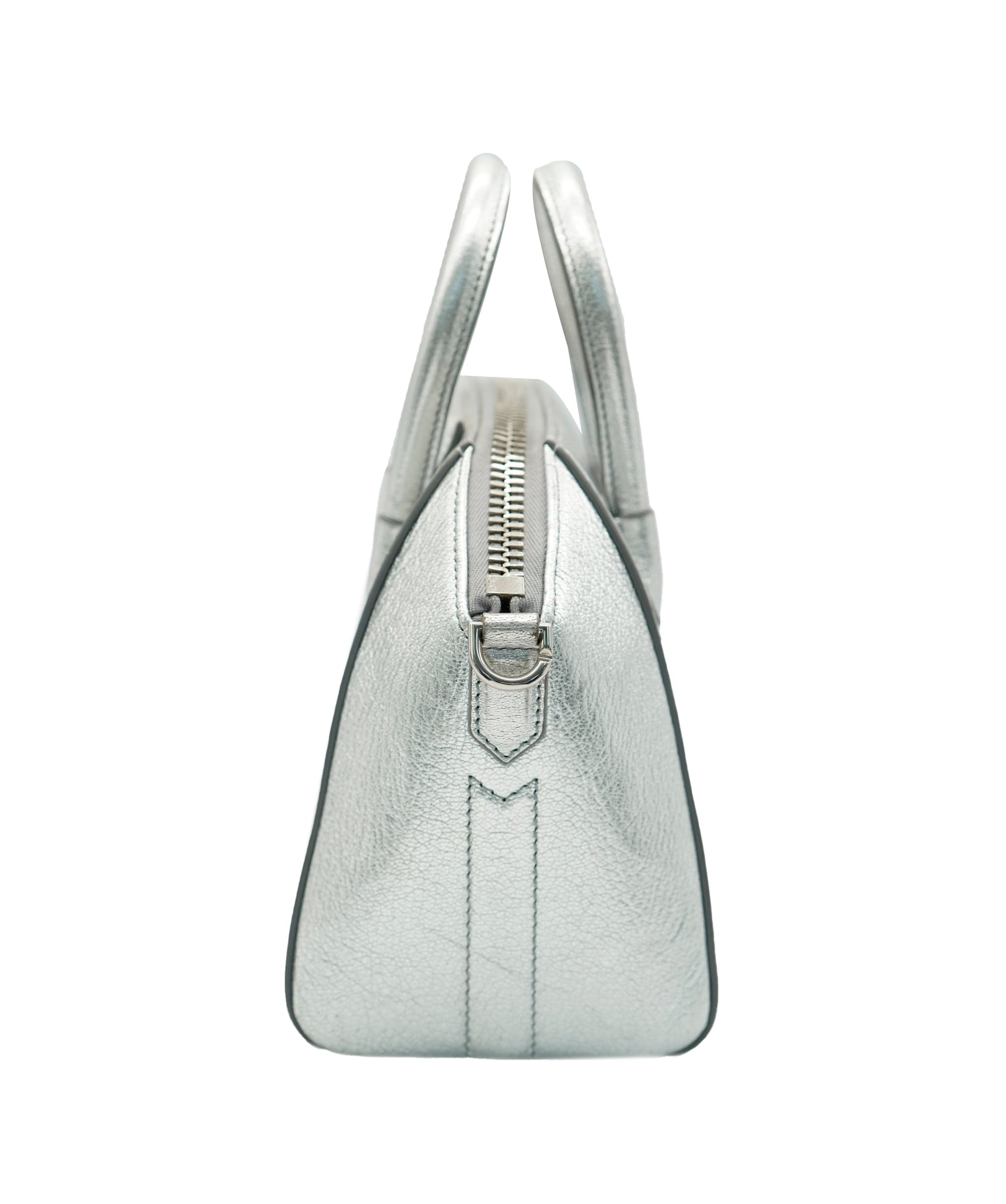 Givenchy Givenchy Silver Metallic Mini Antigona ASC2053