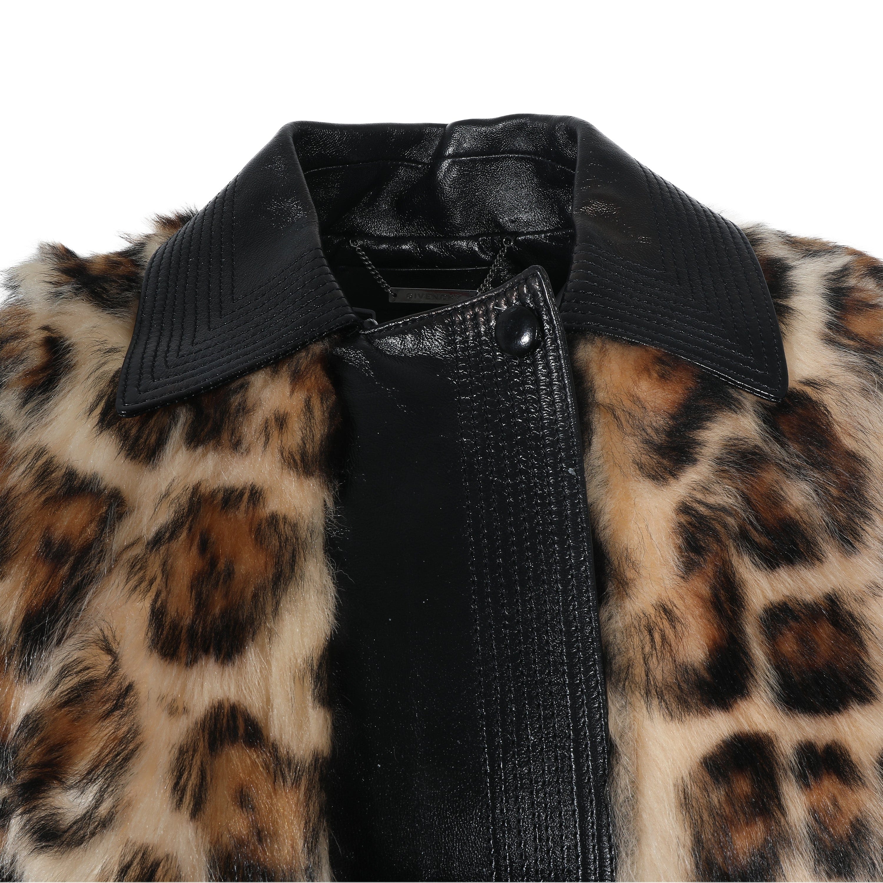 Givenchy Givenchy Faux Fur Coat KRC23750