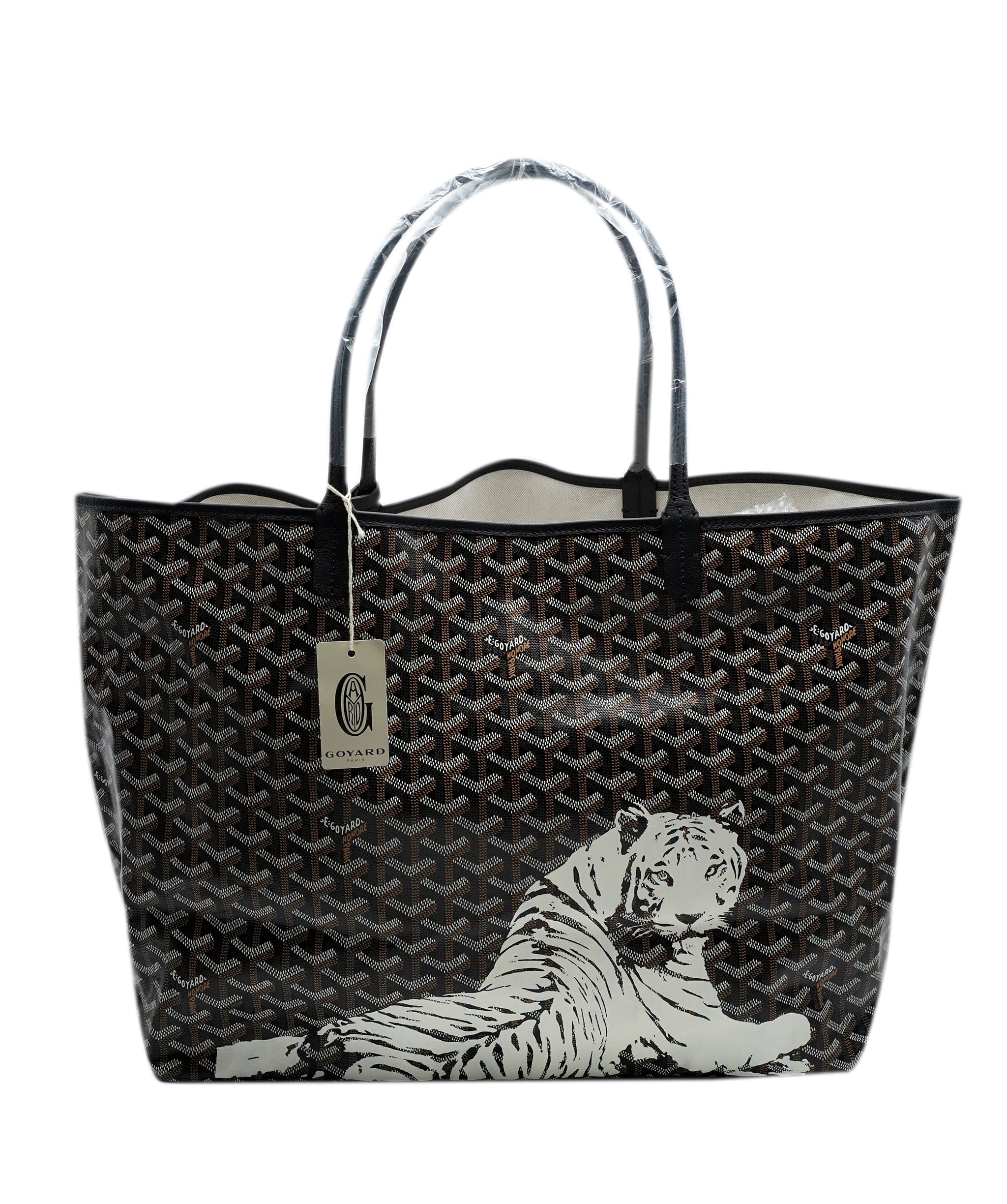 Goyard Goyard Black Goyardine St. Louis GM w Pouch  ASC3056