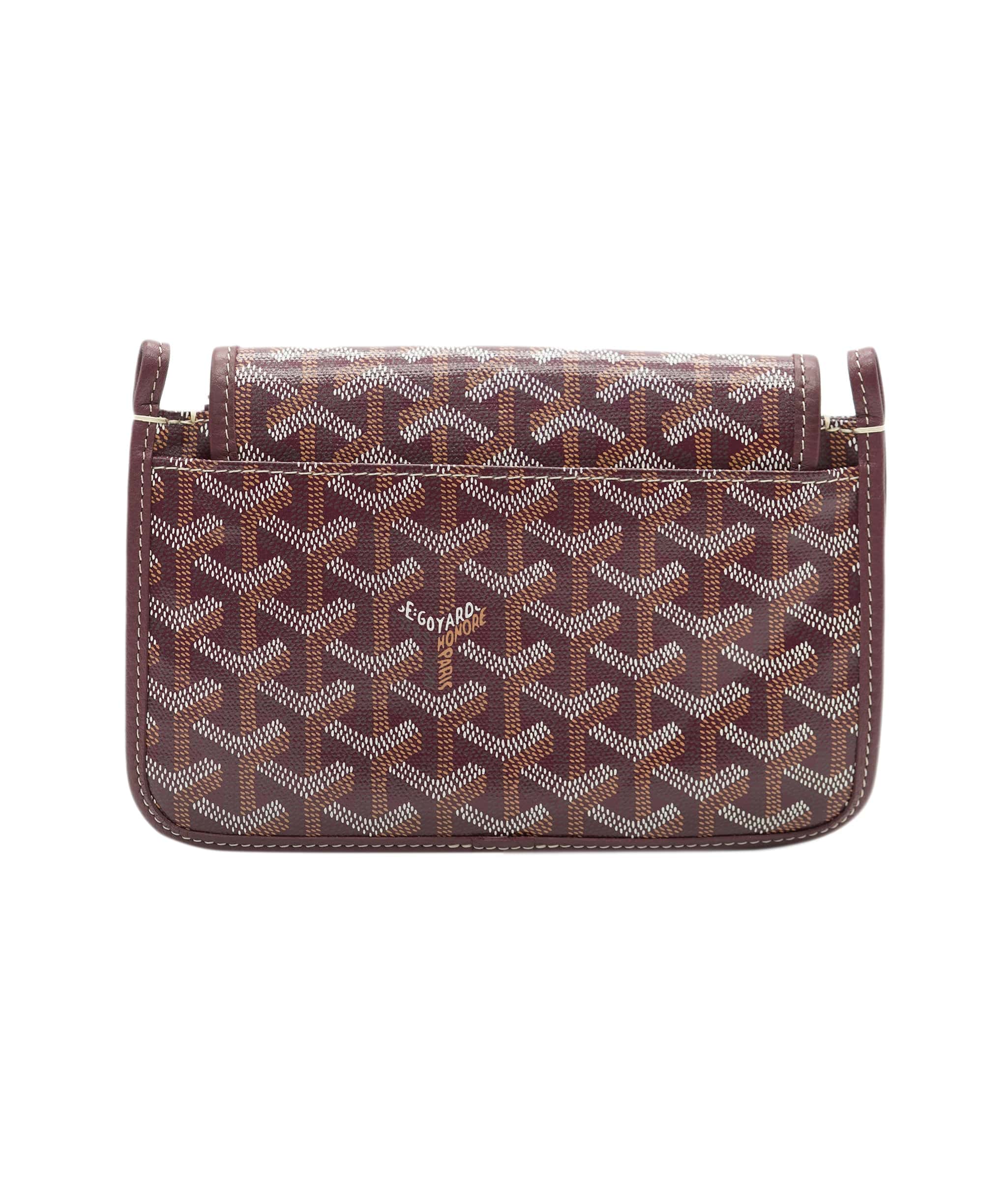 Goyard Goyard Plumet Pocket Wallet in Burgundy - AJC0766