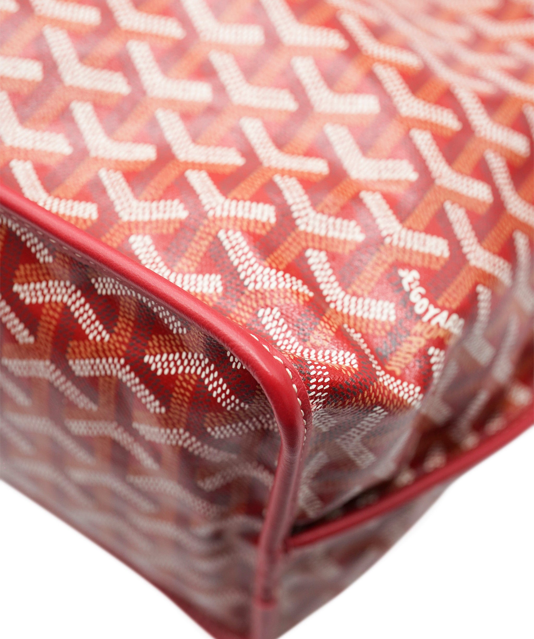 Goyard Goyard Red Goyardine Reversible Anjou PM
 ABC0805