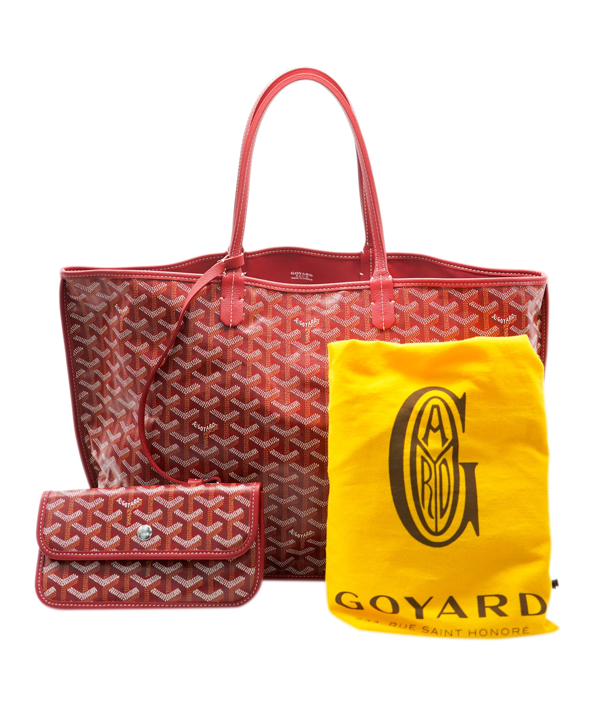 Goyard Goyard Red Goyardine Reversible Anjou PM
 ABC0805