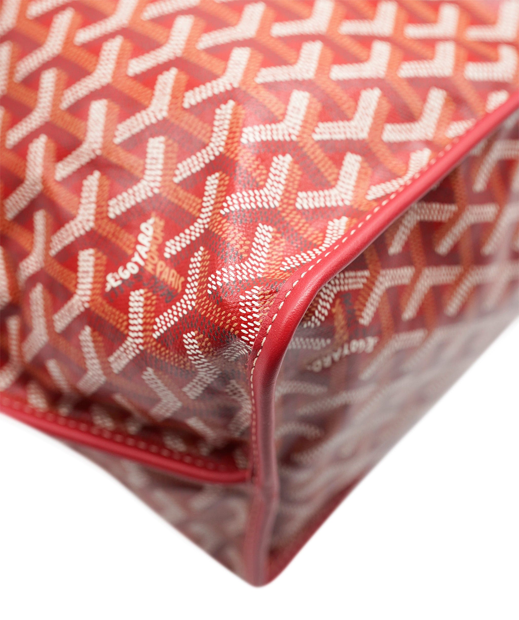 Goyard Goyard Red Goyardine Reversible Anjou PM
 ABC0805