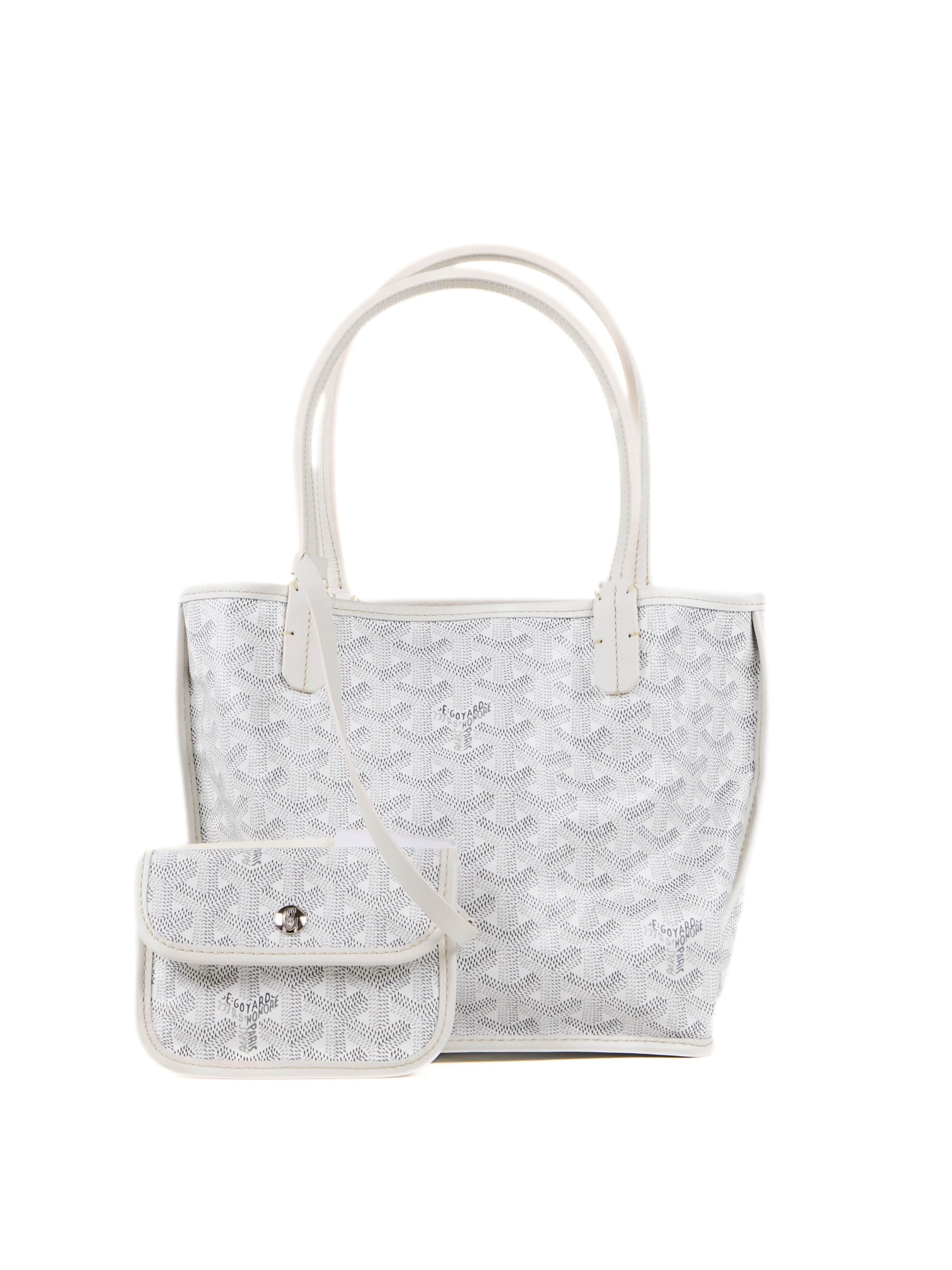 Goyard GOYARD Anjou Mini Bag in White