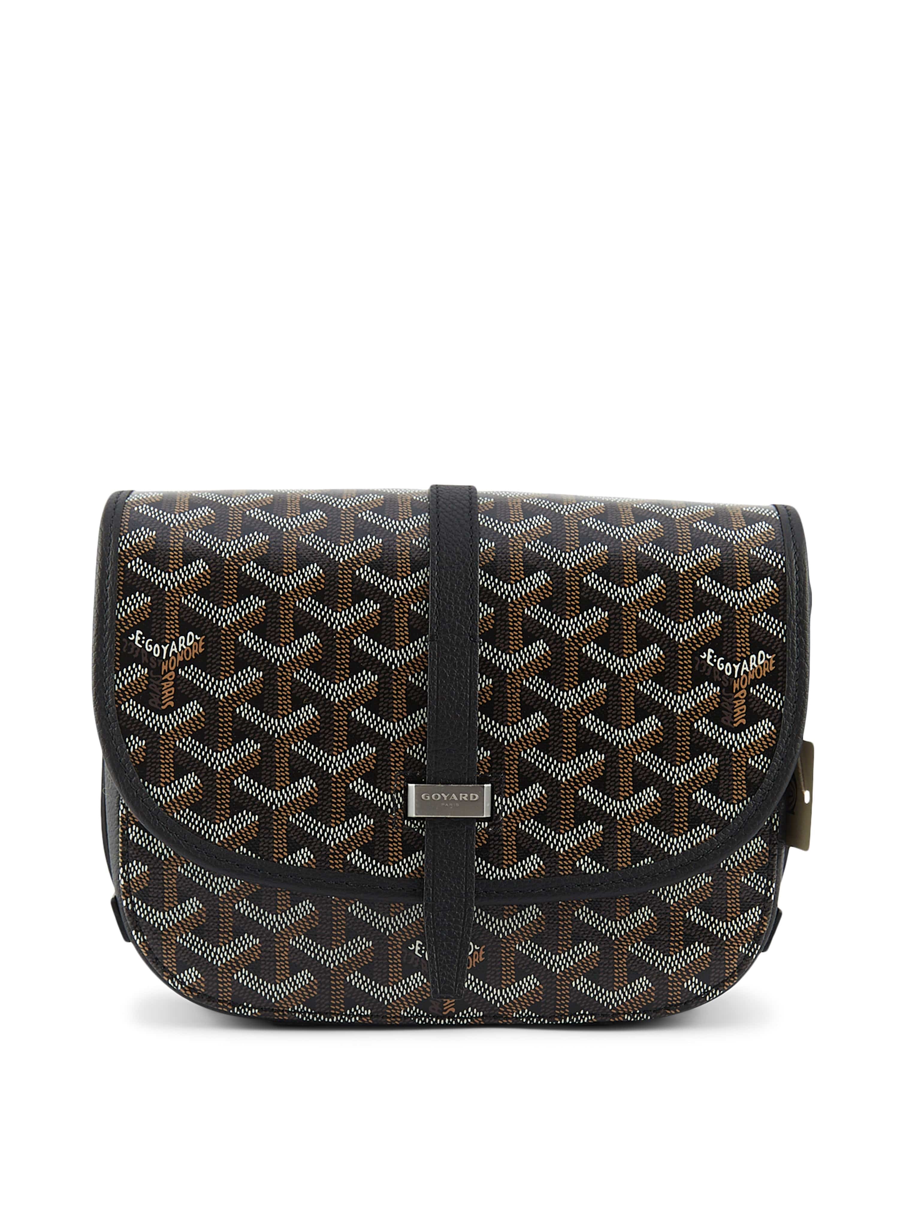 Goyard GOYARD Belvedere MM Flap Bag in Black