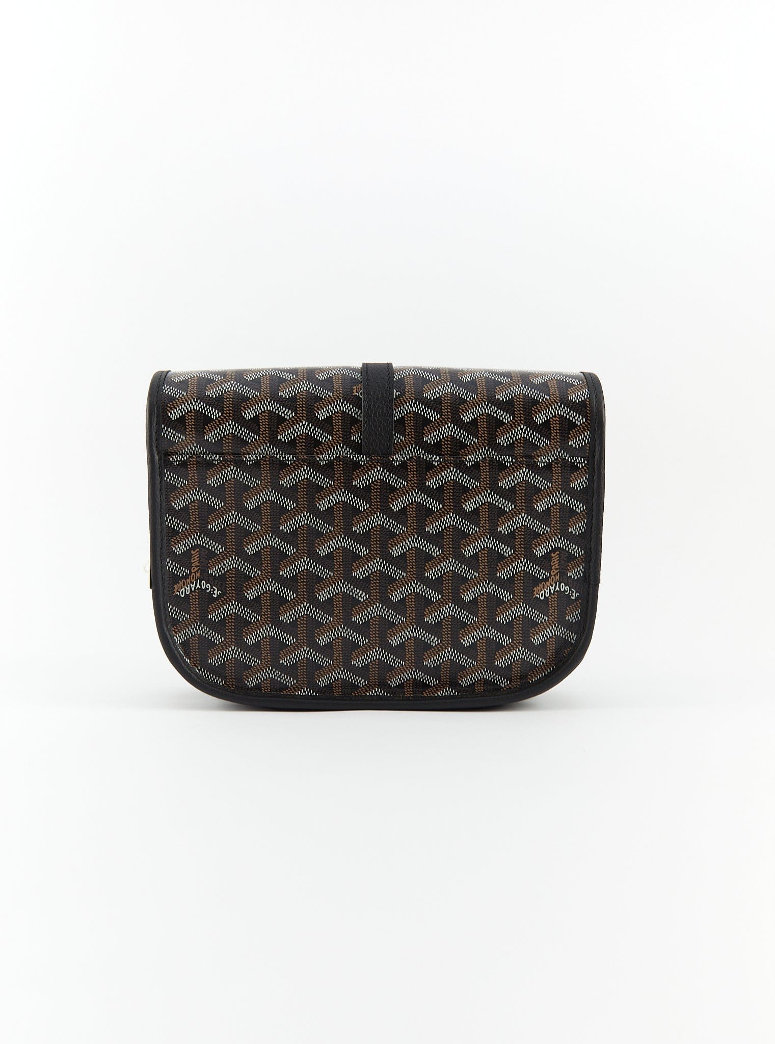 Goyard GOYARD Belvedere MM Flap Bag in Black