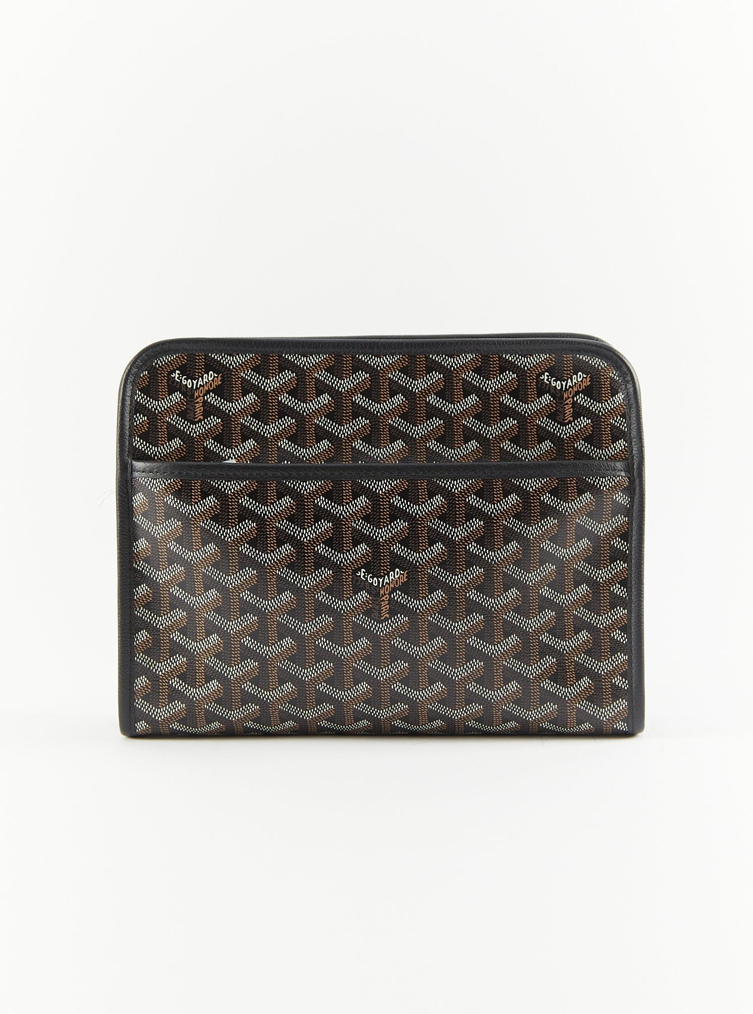 Goyard GOYARD Jouvence MM Toiletry Bag in Black & Tan