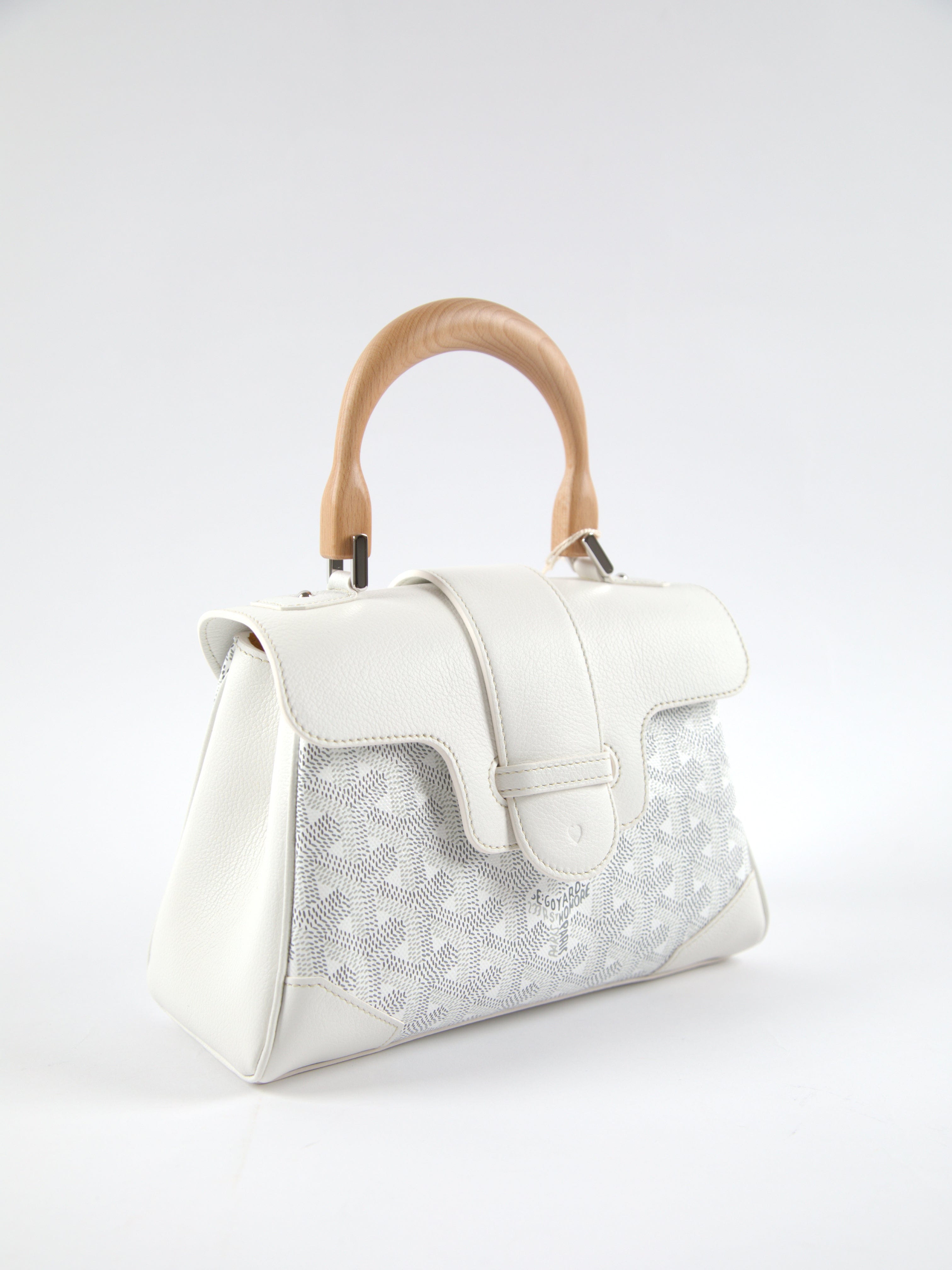 Goyard GOYARD Mini Saigon Souple Bag in White