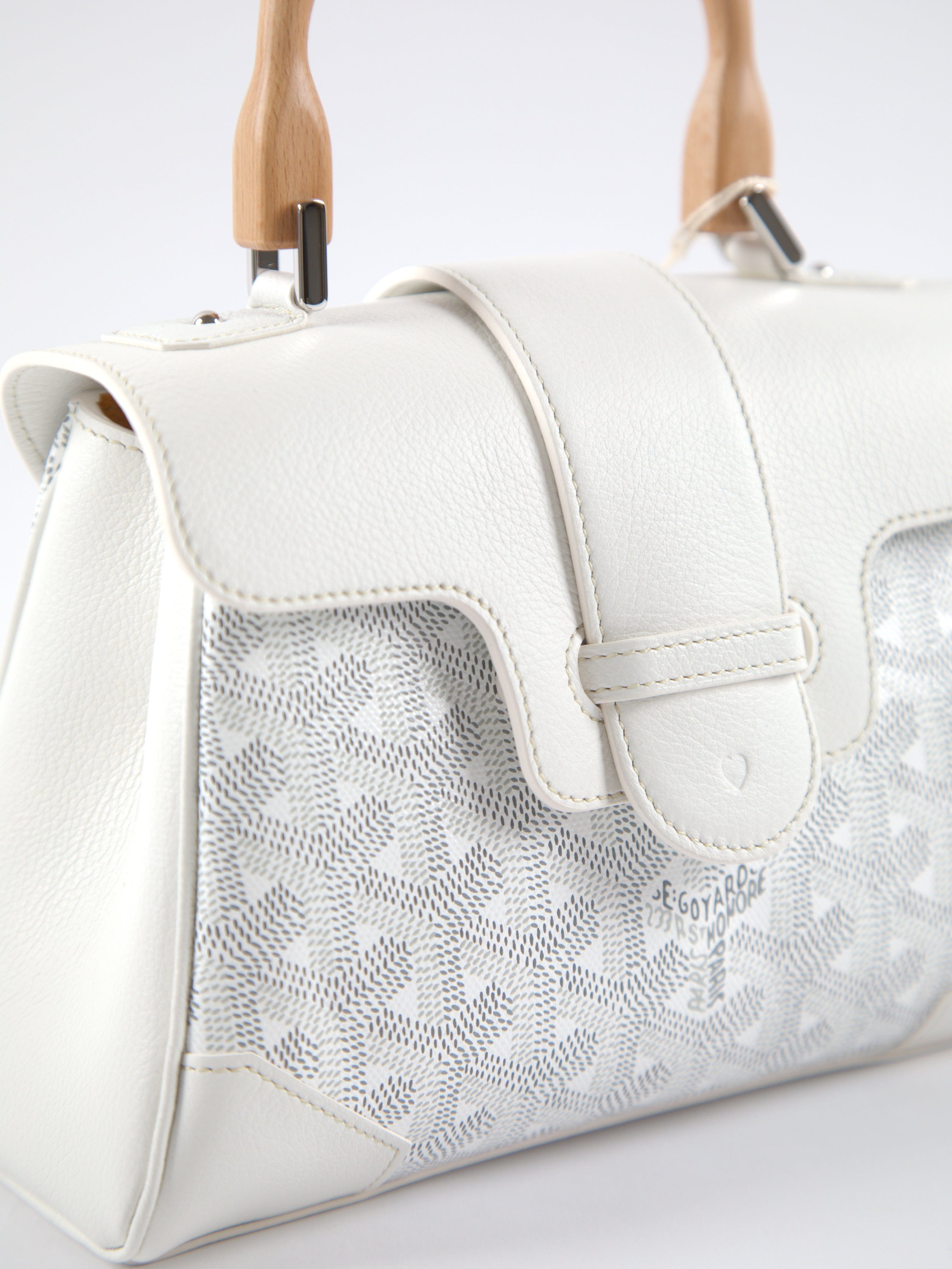 Goyard GOYARD Mini Saigon Souple Bag in White