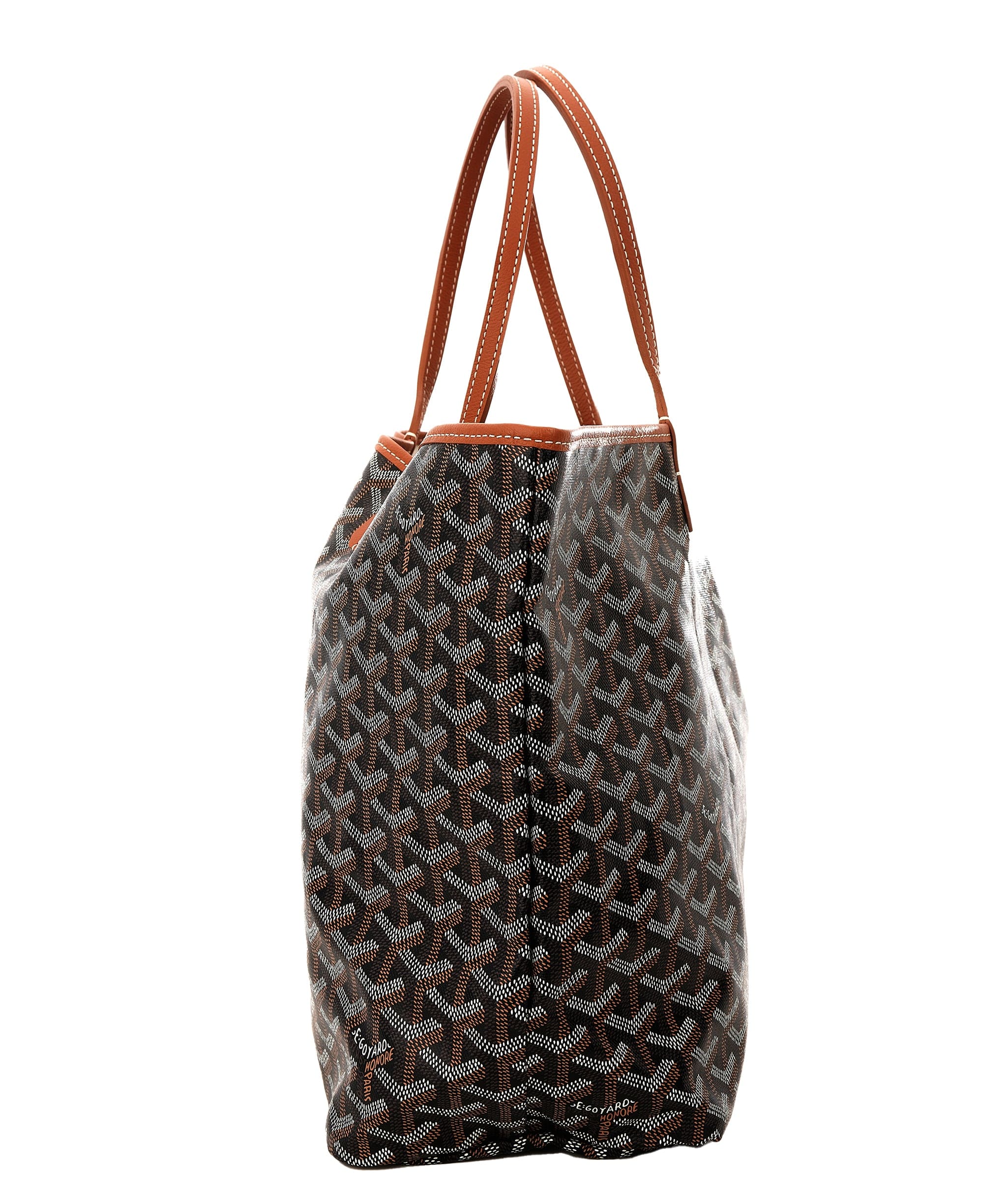 Goyard GOYARD Saint Louis PM Bag in Black & Tan