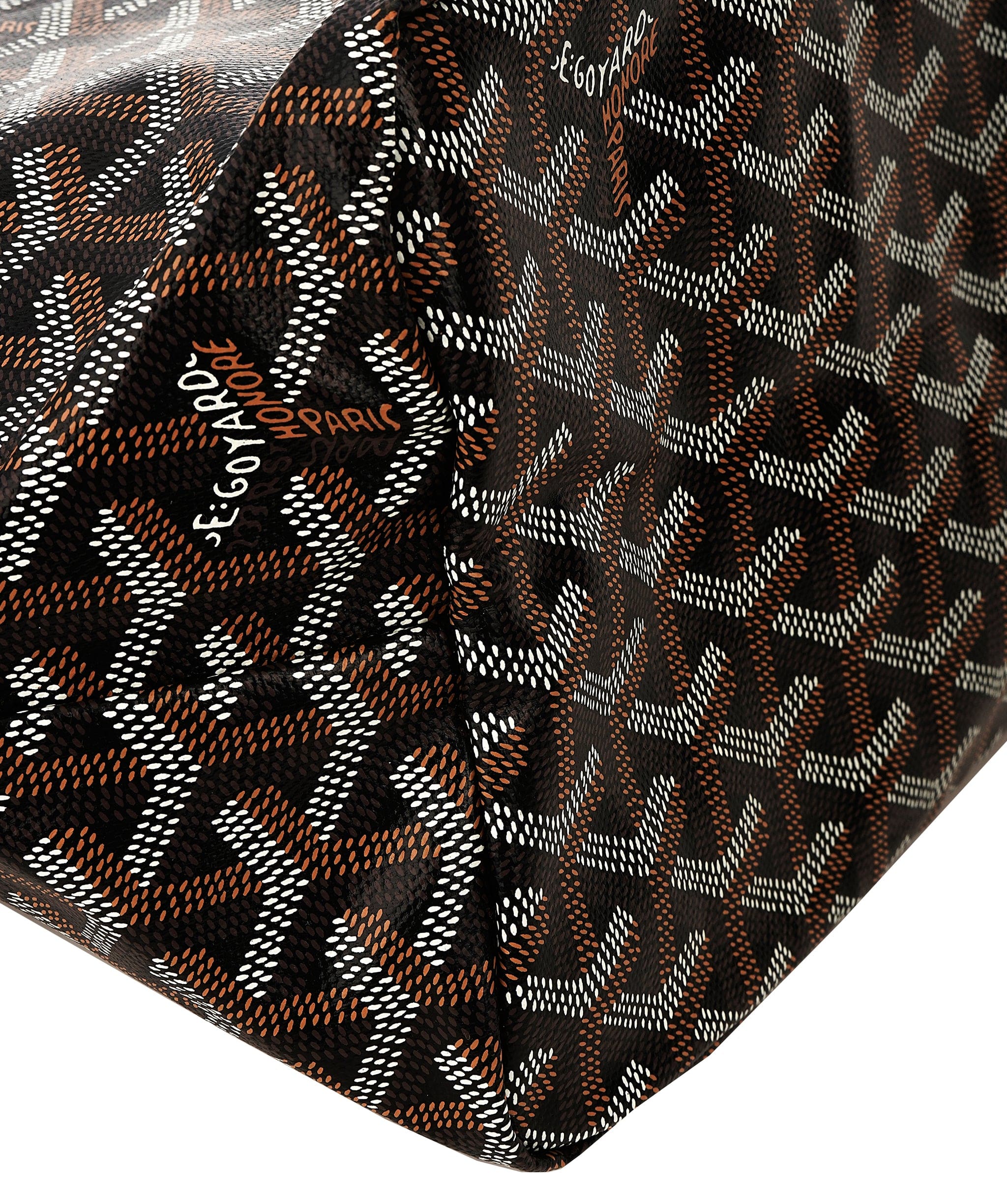 Goyard GOYARD Saint Louis PM Bag in Black & Tan