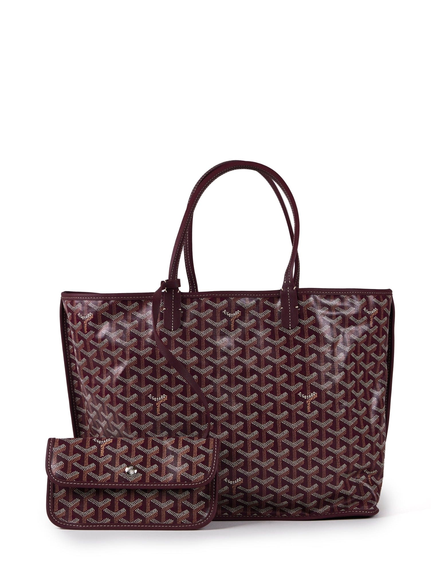 Goyard GOYARD Saint Louis PM Bag in Burgundy