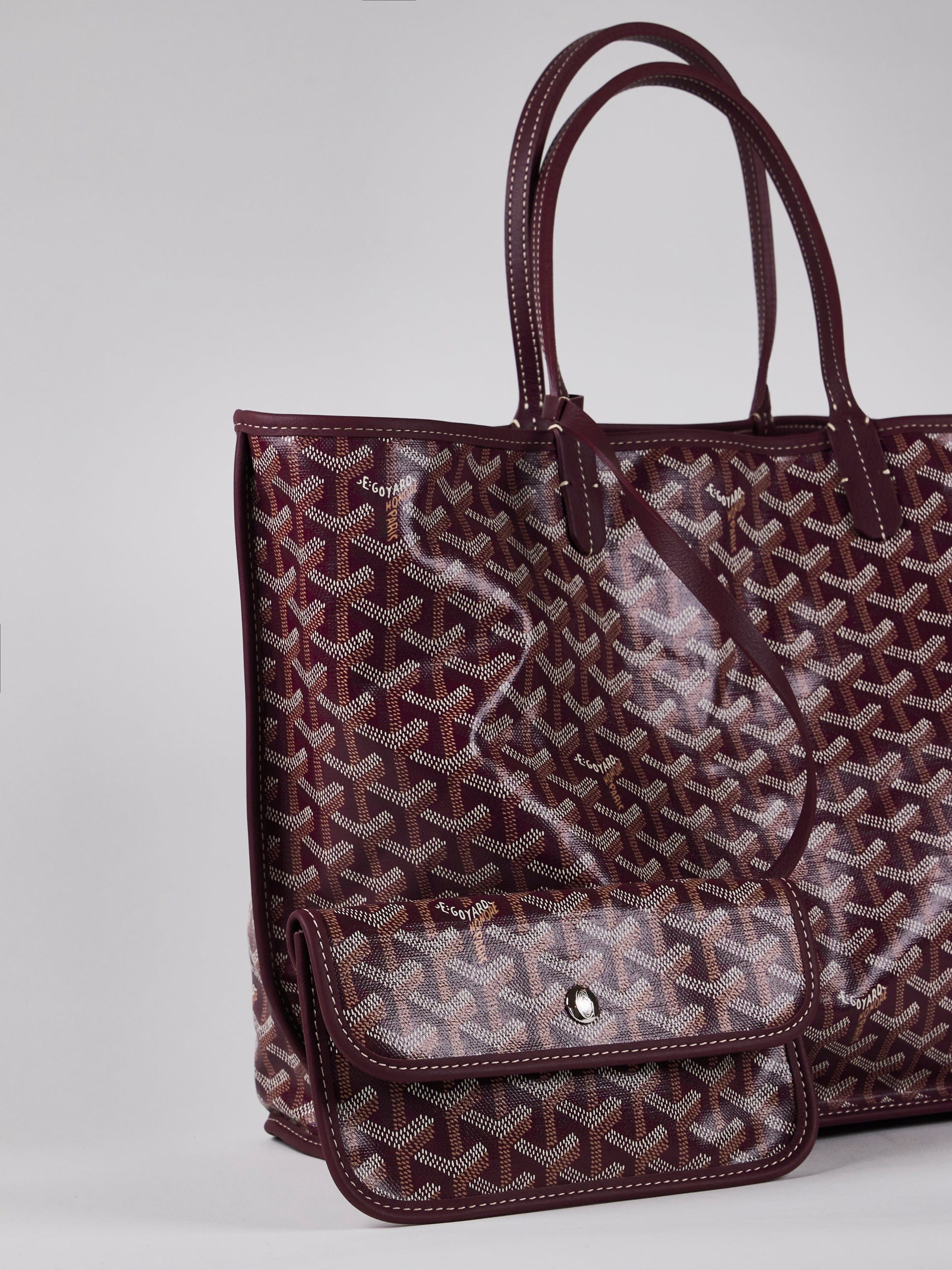 Goyard GOYARD Saint Louis PM Bag in Burgundy