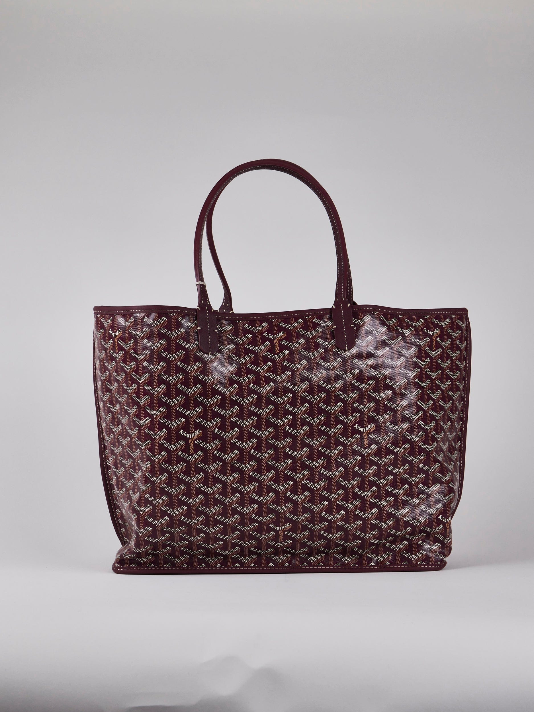 Goyard GOYARD Saint Louis PM Bag in Burgundy