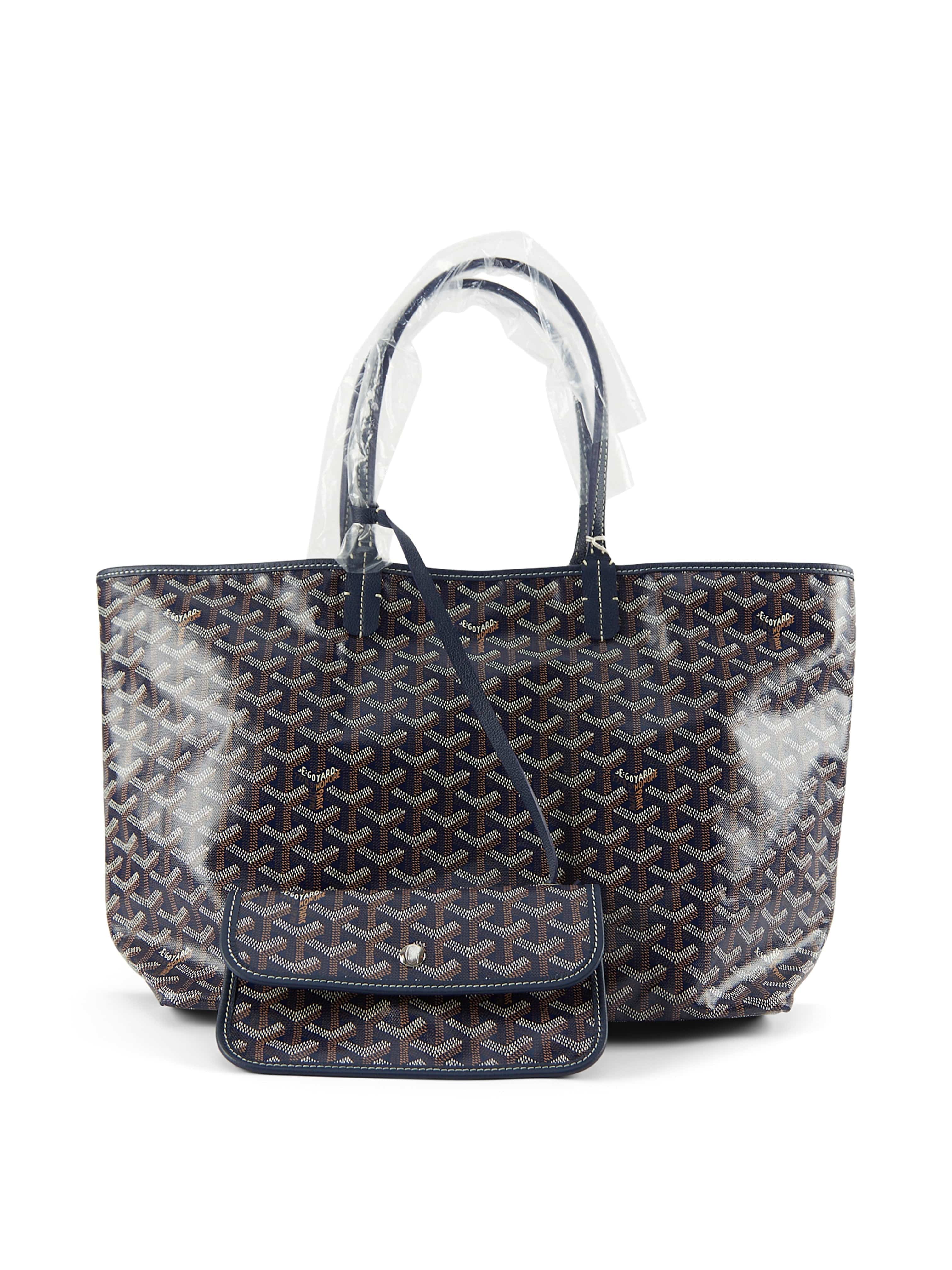 Goyard GOYARD Saint Louis PM Bag in Navy Blue