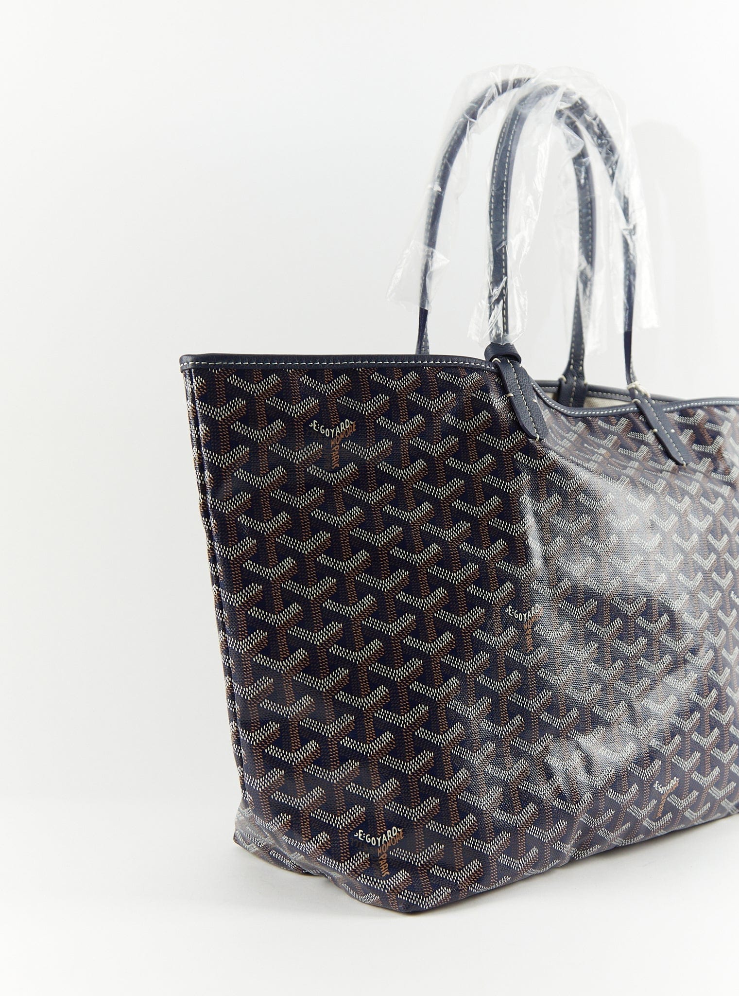 Goyard GOYARD Saint Louis PM Bag in Navy Blue