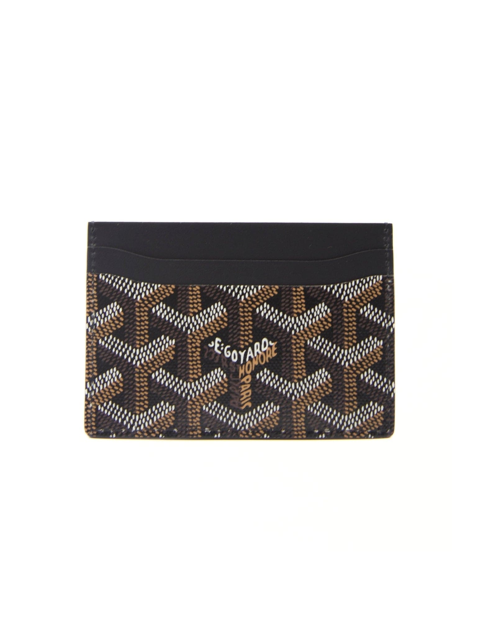 Goyard GOYARD Saint-Sulpice Card Wallet in Black