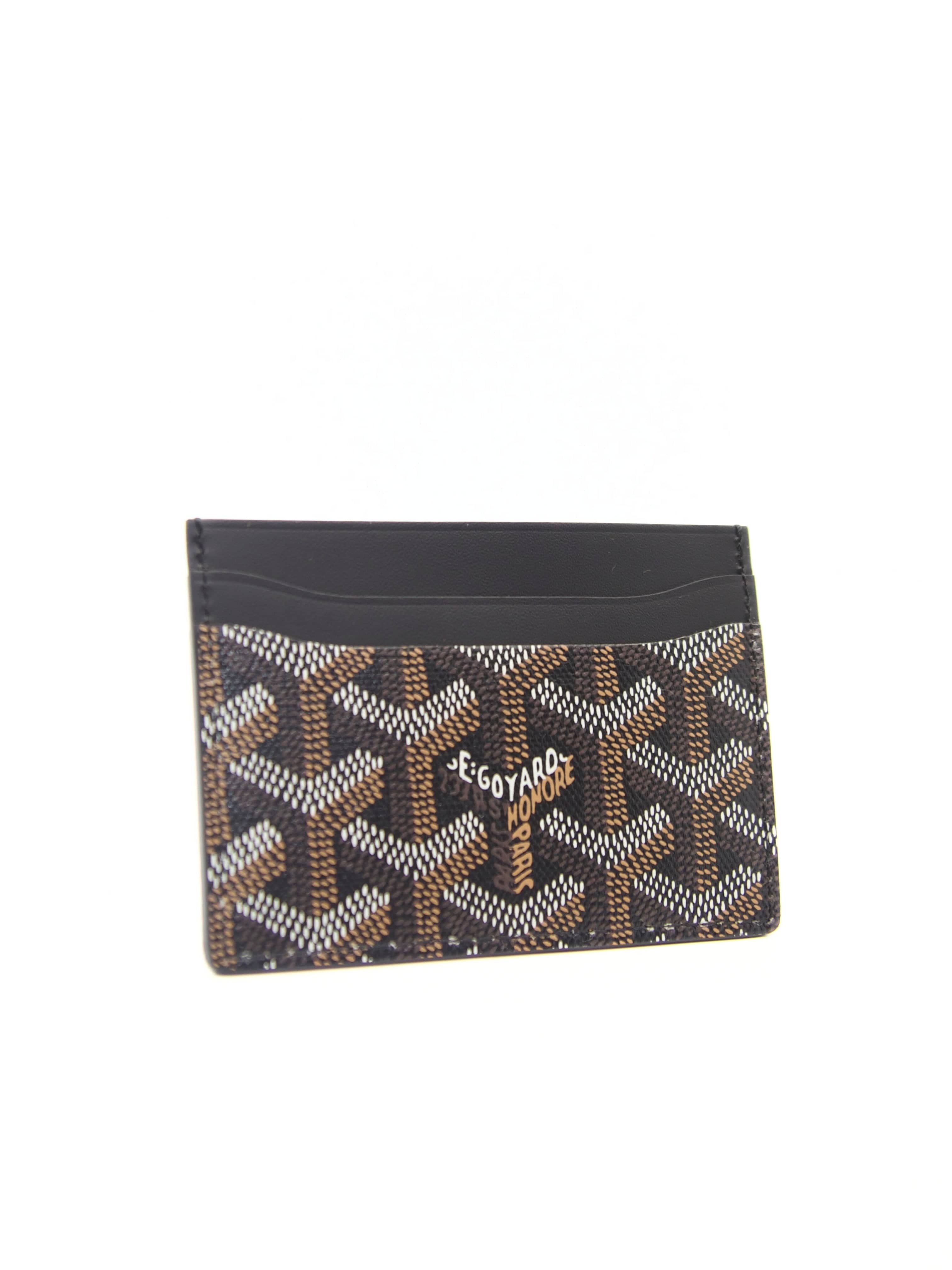 Goyard GOYARD Saint-Sulpice Card Wallet in Black