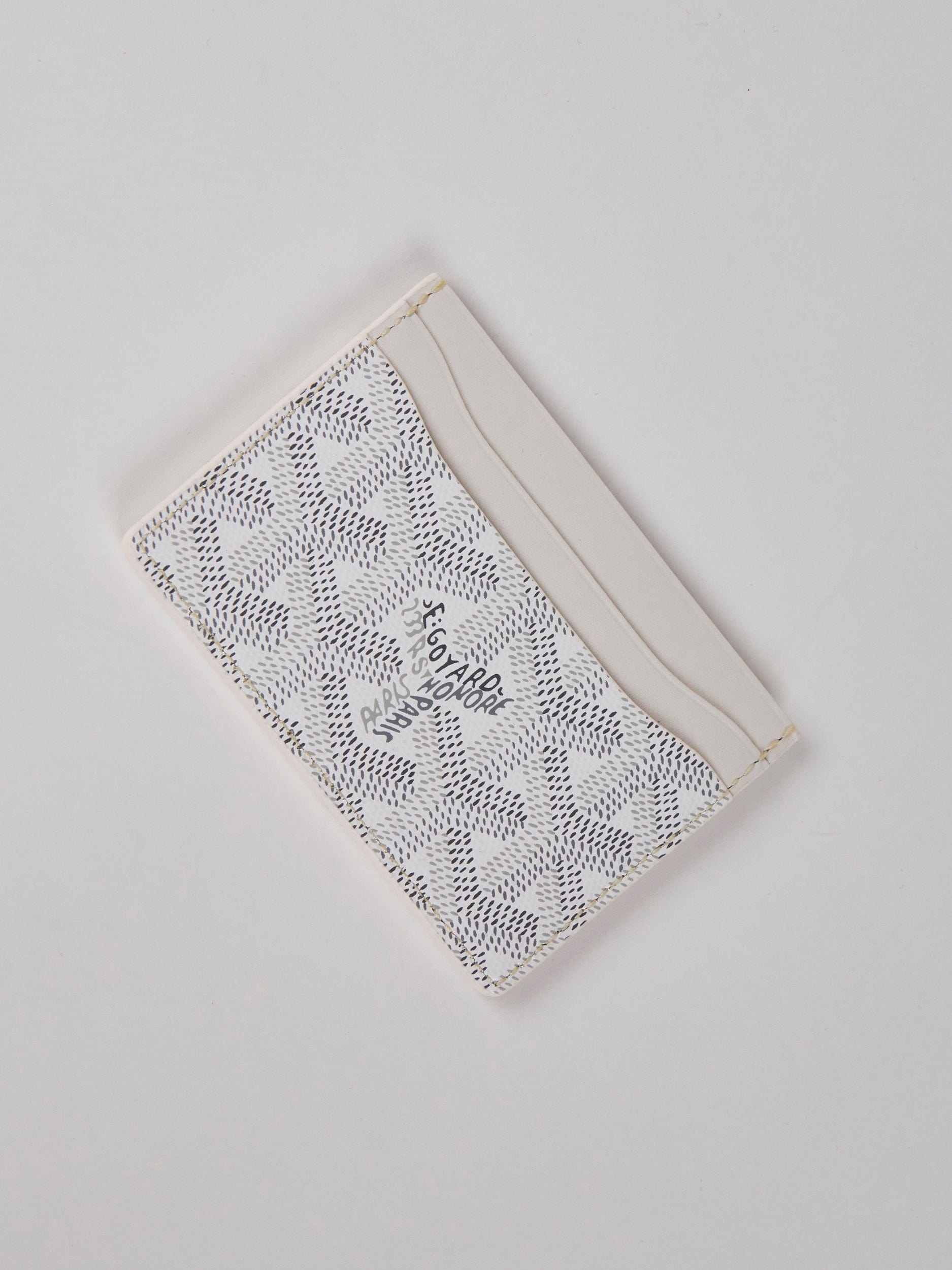 Goyard GOYARD Saint-Sulpice Card Wallet in White