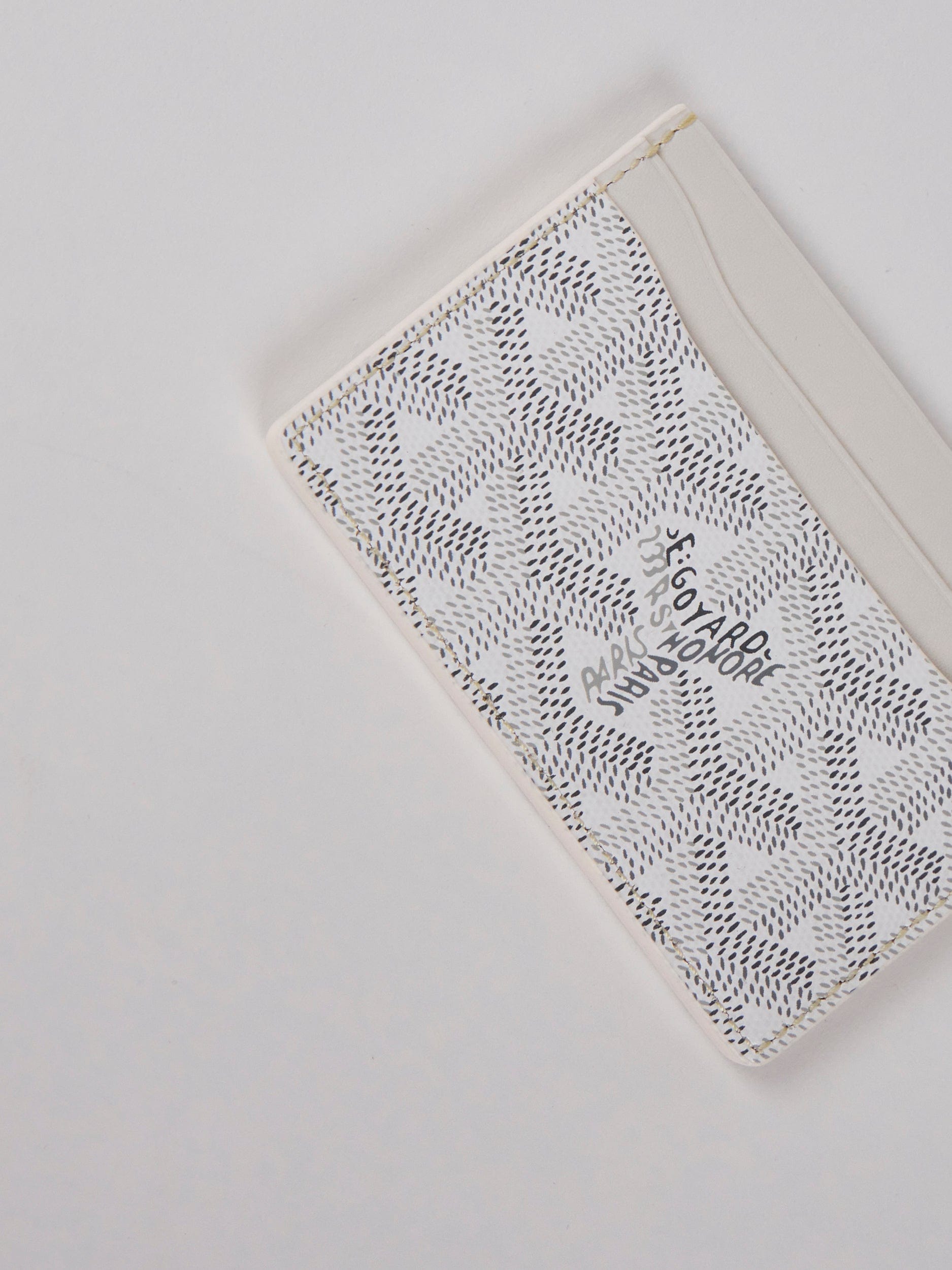 Goyard GOYARD Saint-Sulpice Card Wallet in White