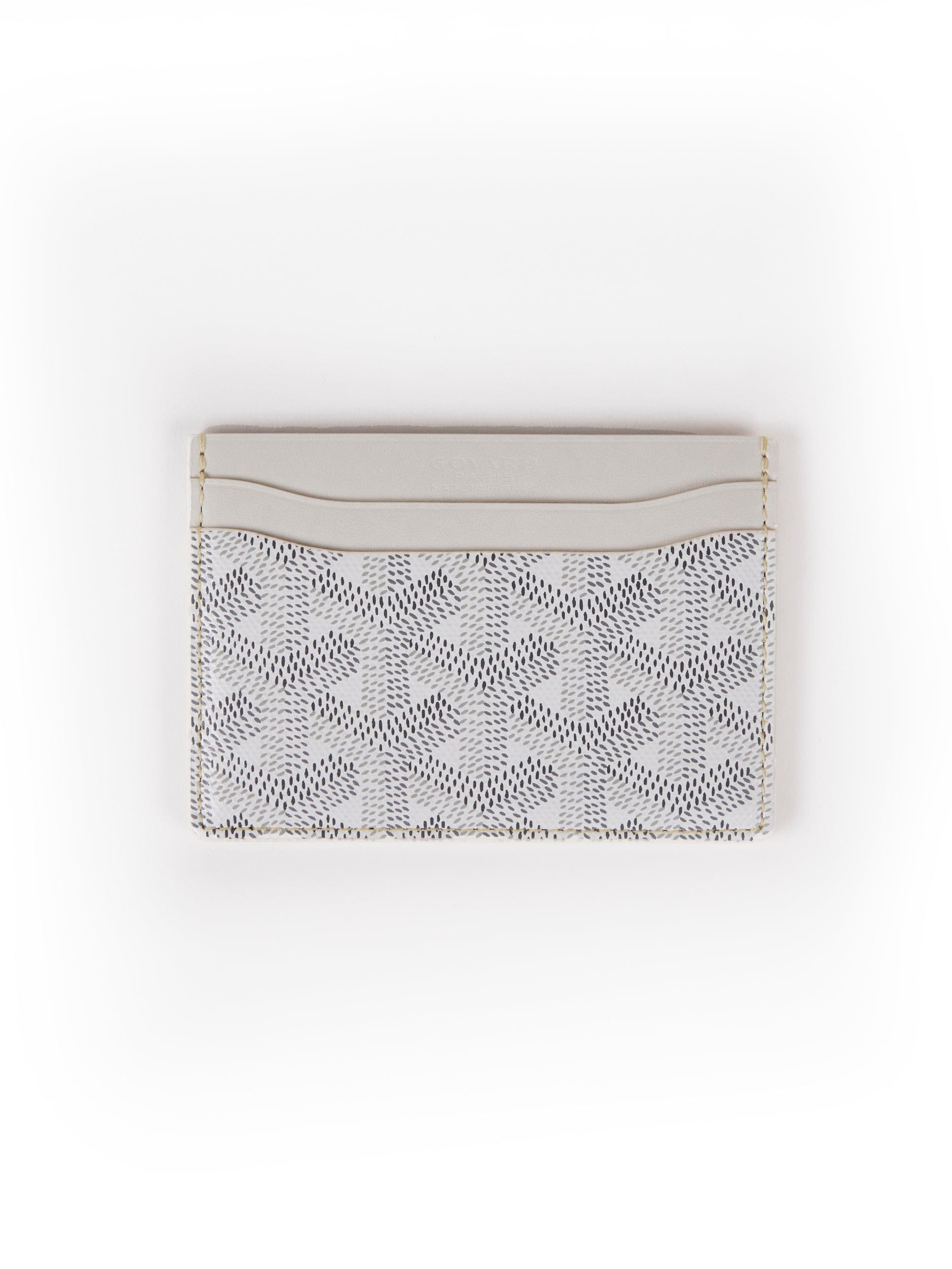 Goyard GOYARD Saint-Sulpice Card Wallet in White