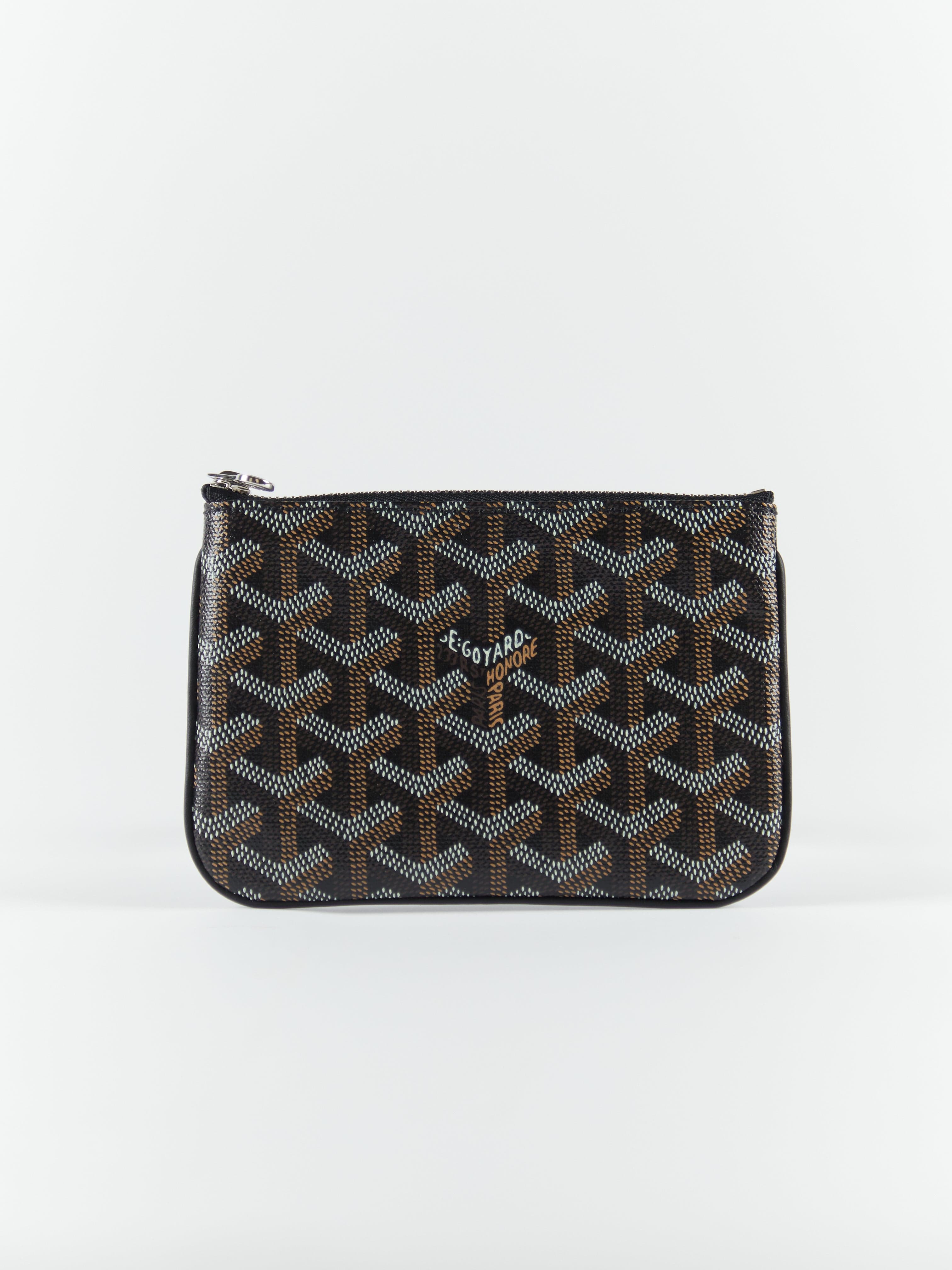 Goyard GOYARD Classic Mini Senat Pouch in Black