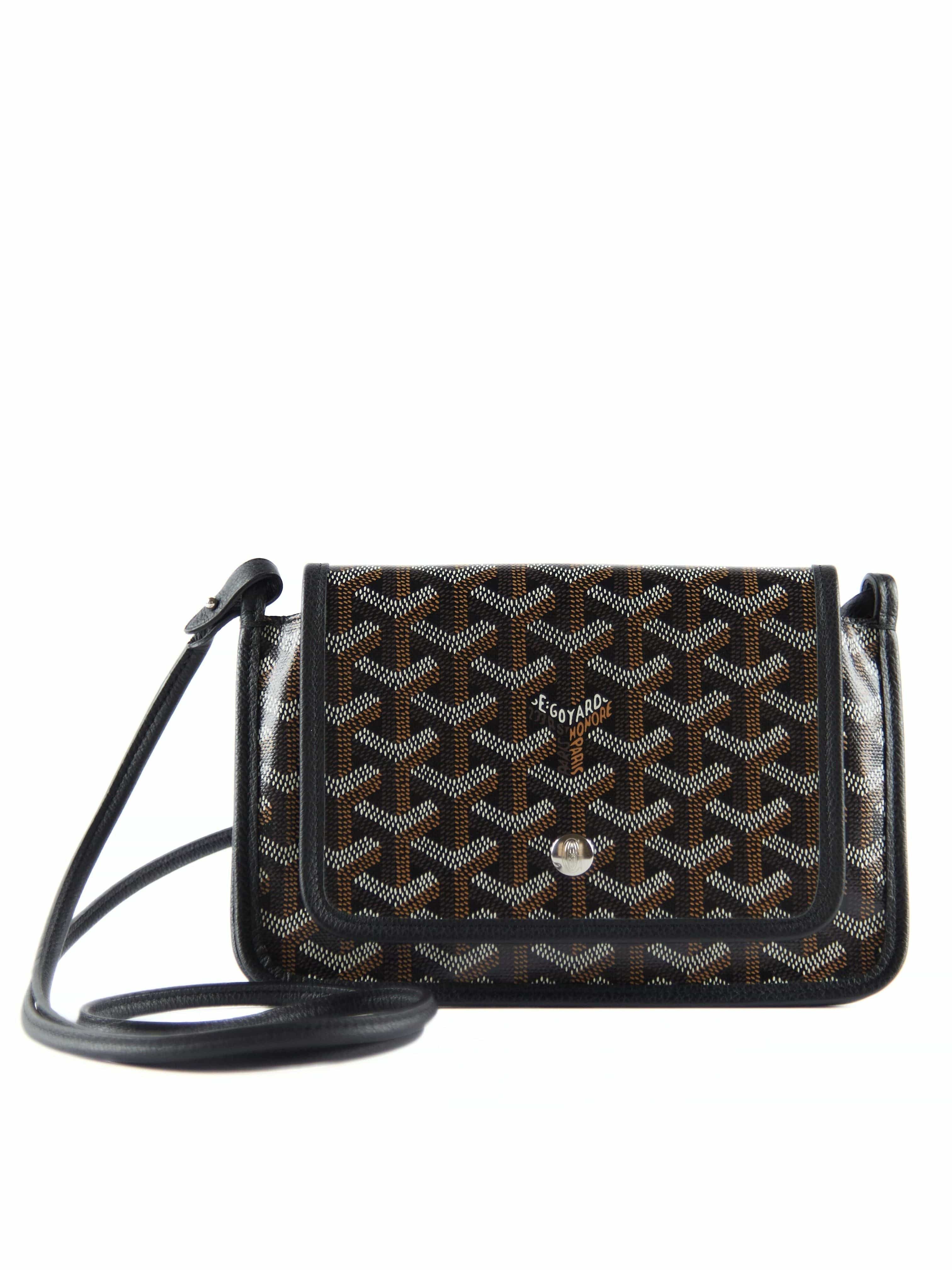 Goyard GOYARD Plumet Wallet Crossbody Bag in Black