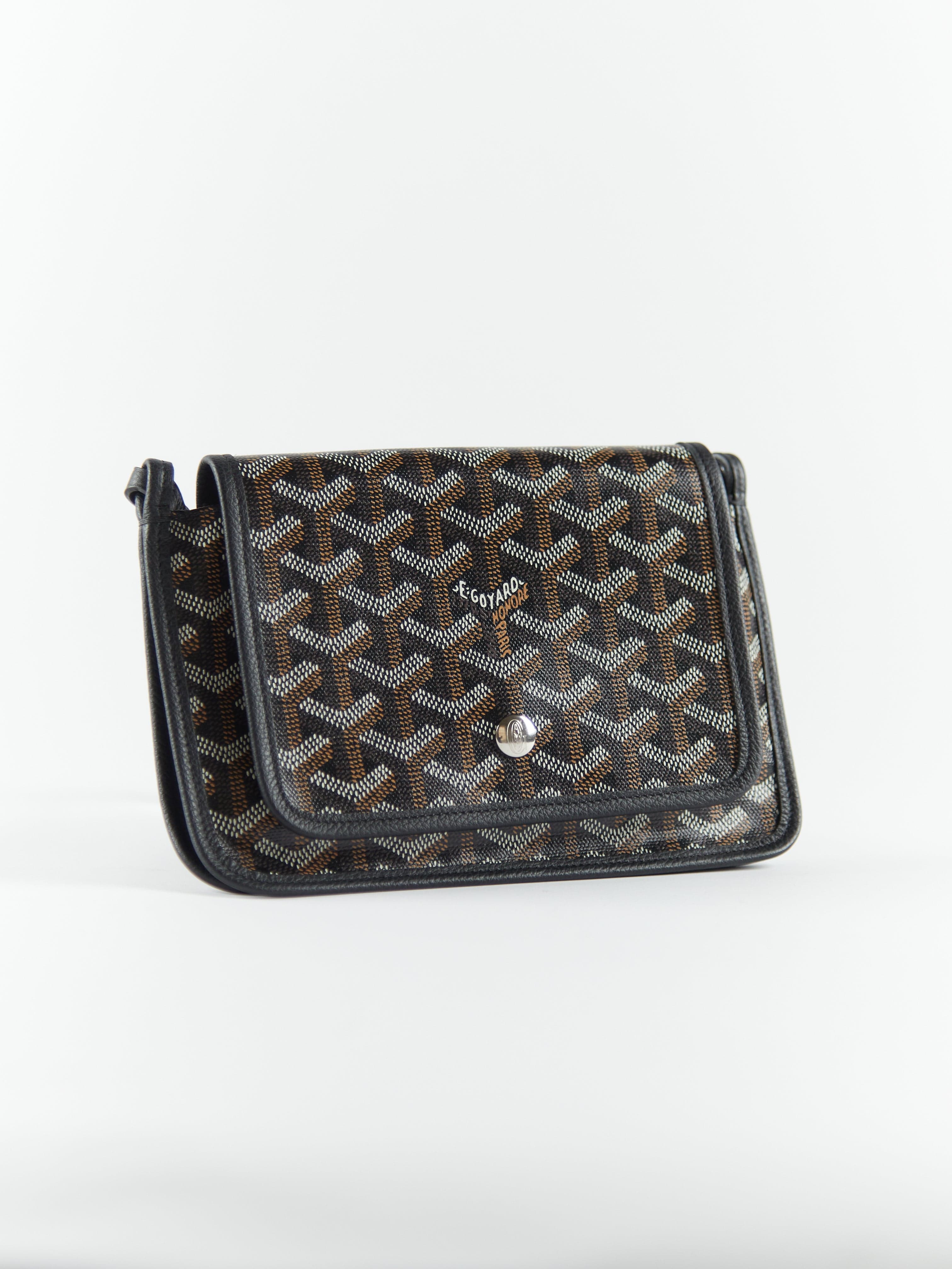 Goyard GOYARD Plumet Wallet Crossbody Bag in Black