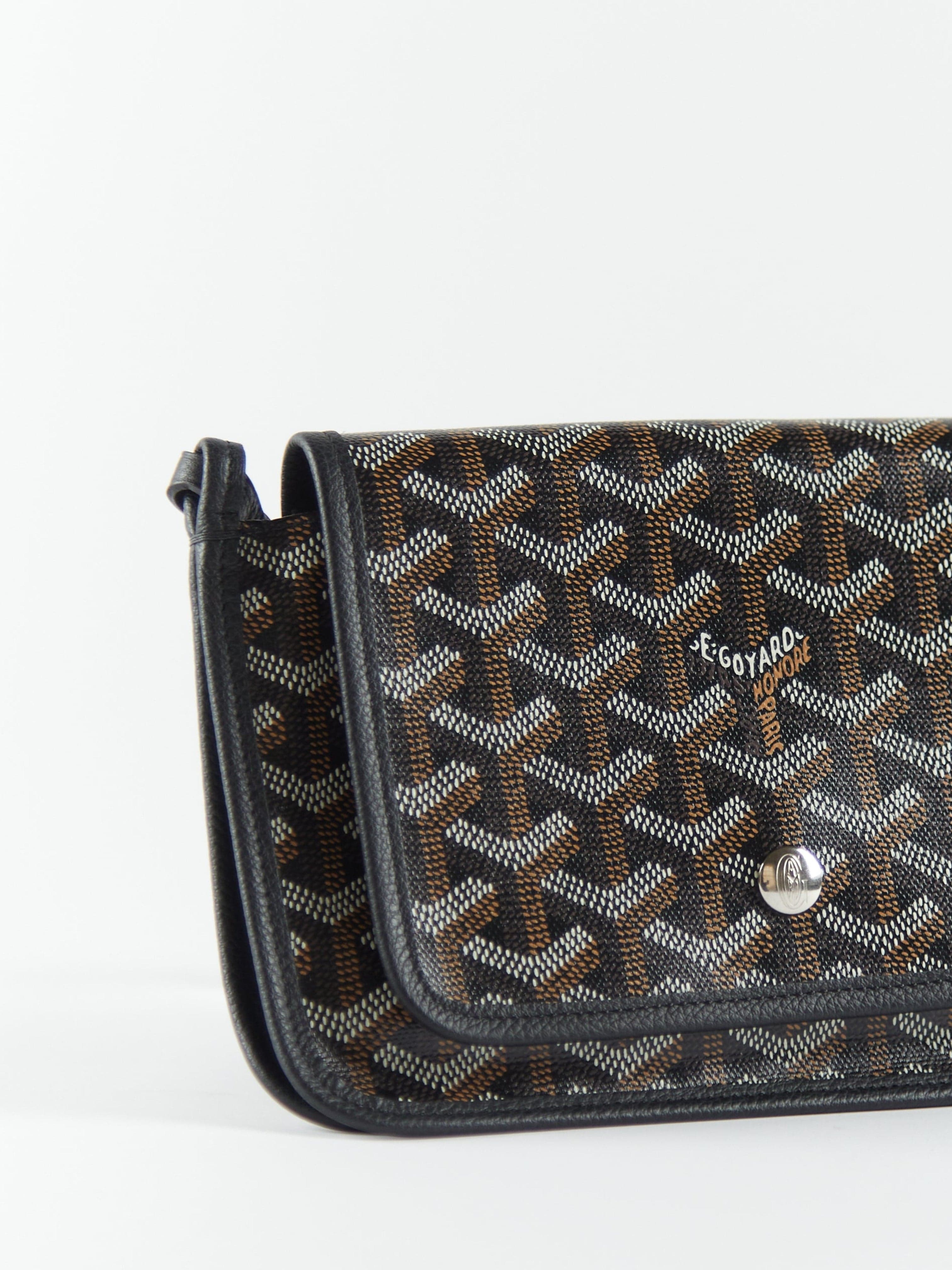 Goyard GOYARD Plumet Wallet Crossbody Bag in Black