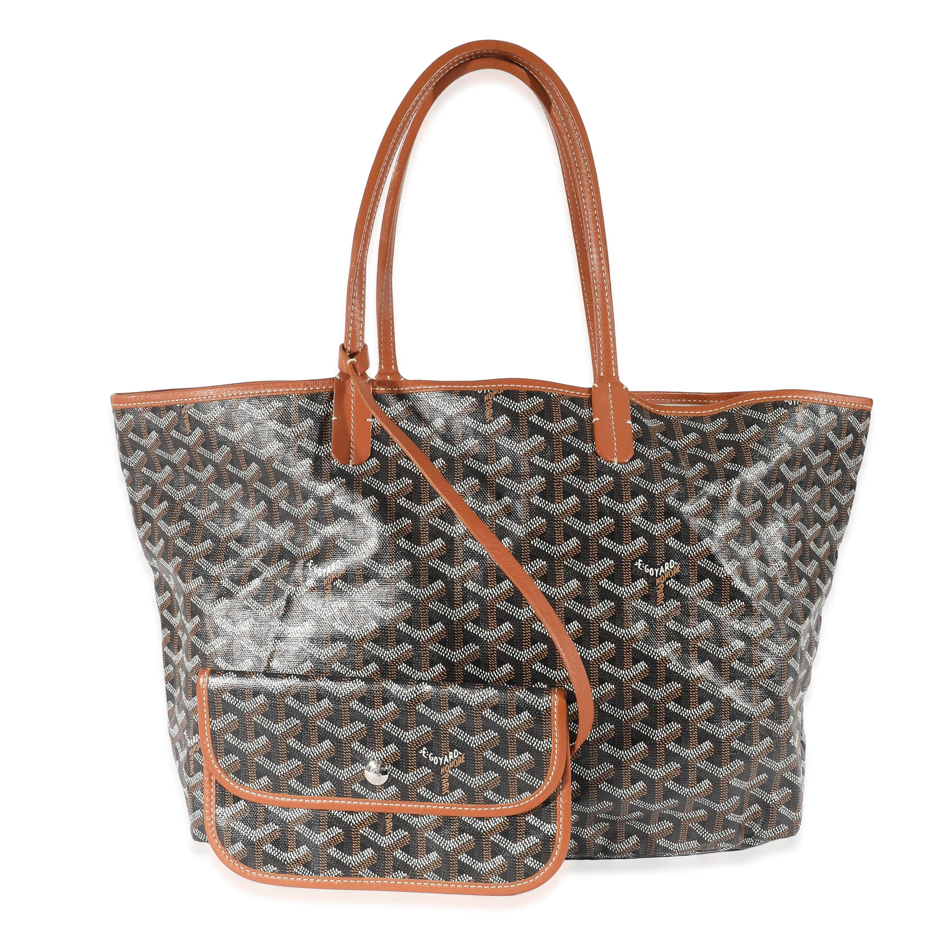 Goyard Goyard Gold Black Goyardine Saint Louis PM