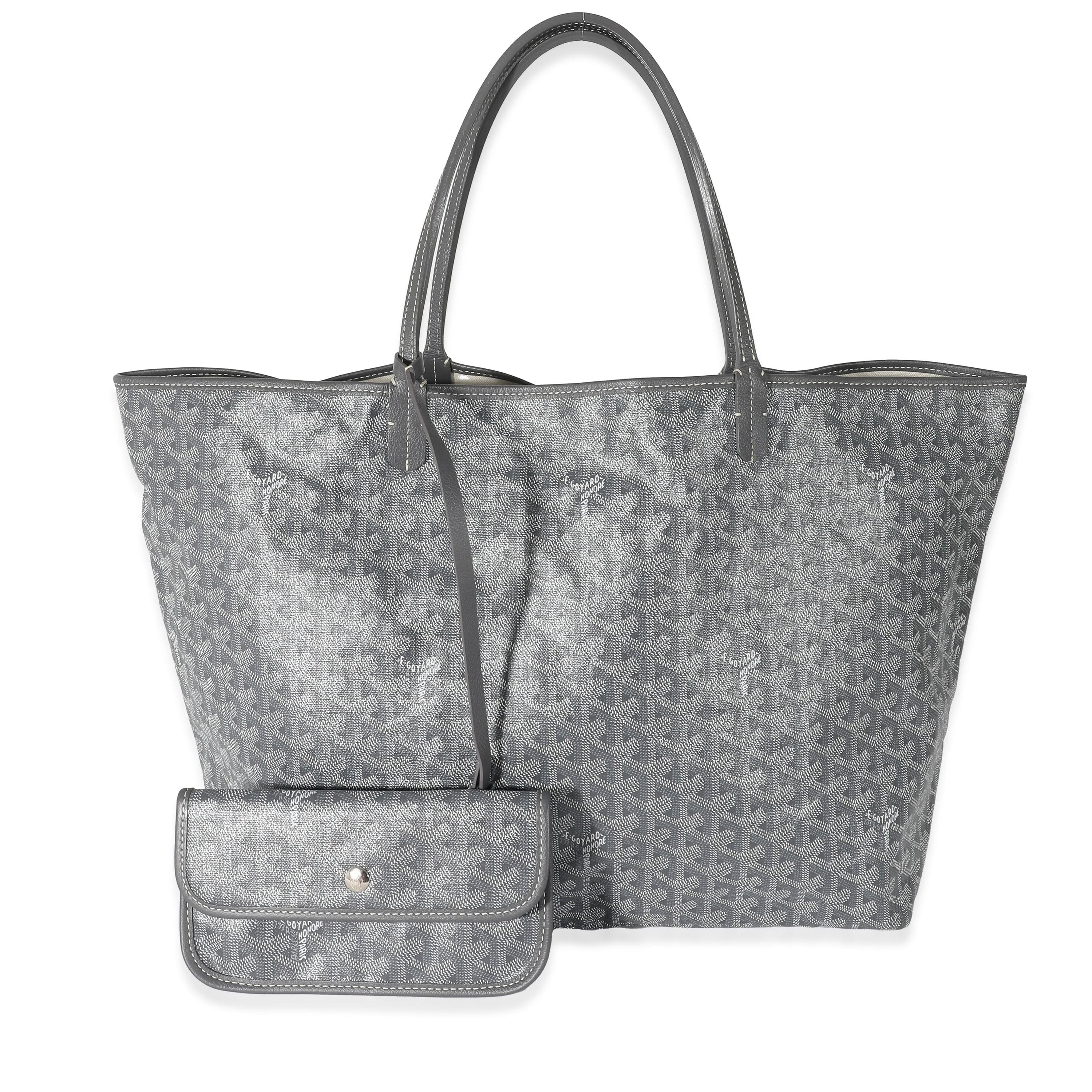 Goyard Goyard Grey Goyardine Canvas Saint Louis GM