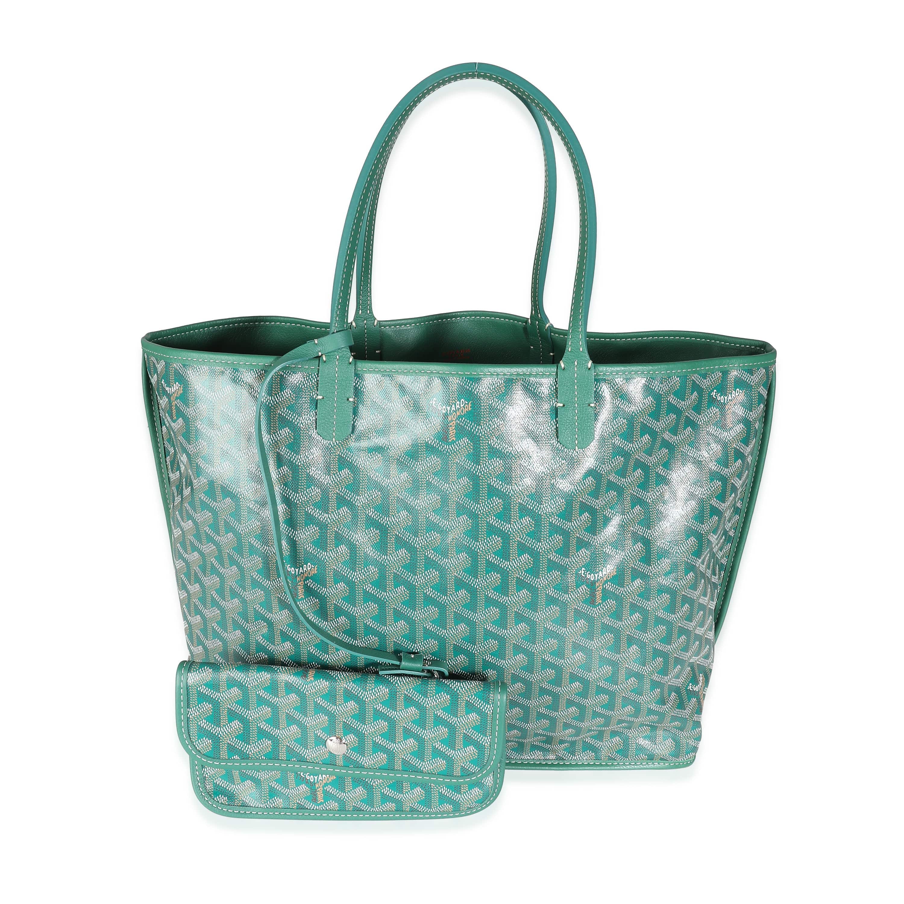 Goyard Green Goyardine Canvas Anjou PM