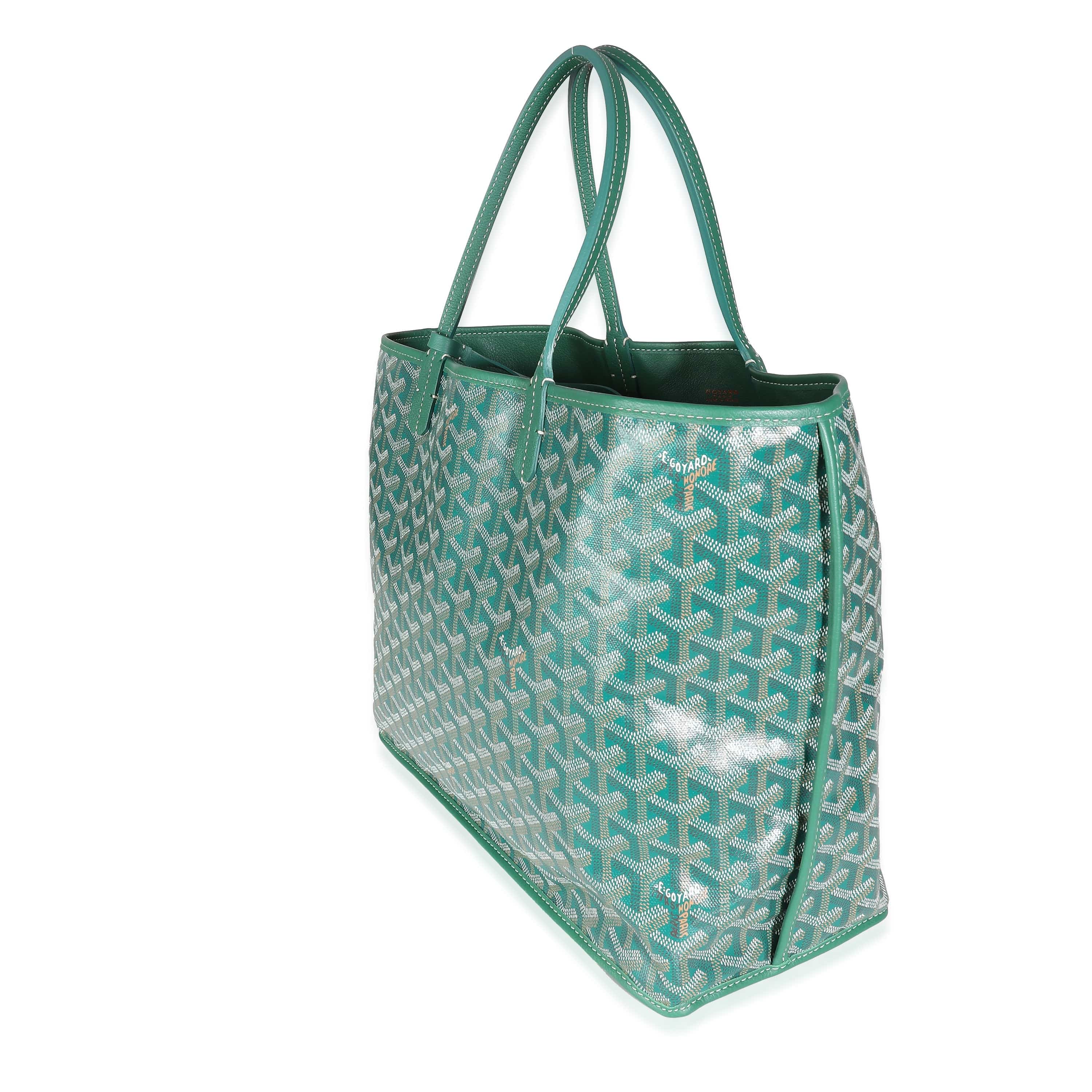 Goyard Green Goyardine Canvas Anjou PM