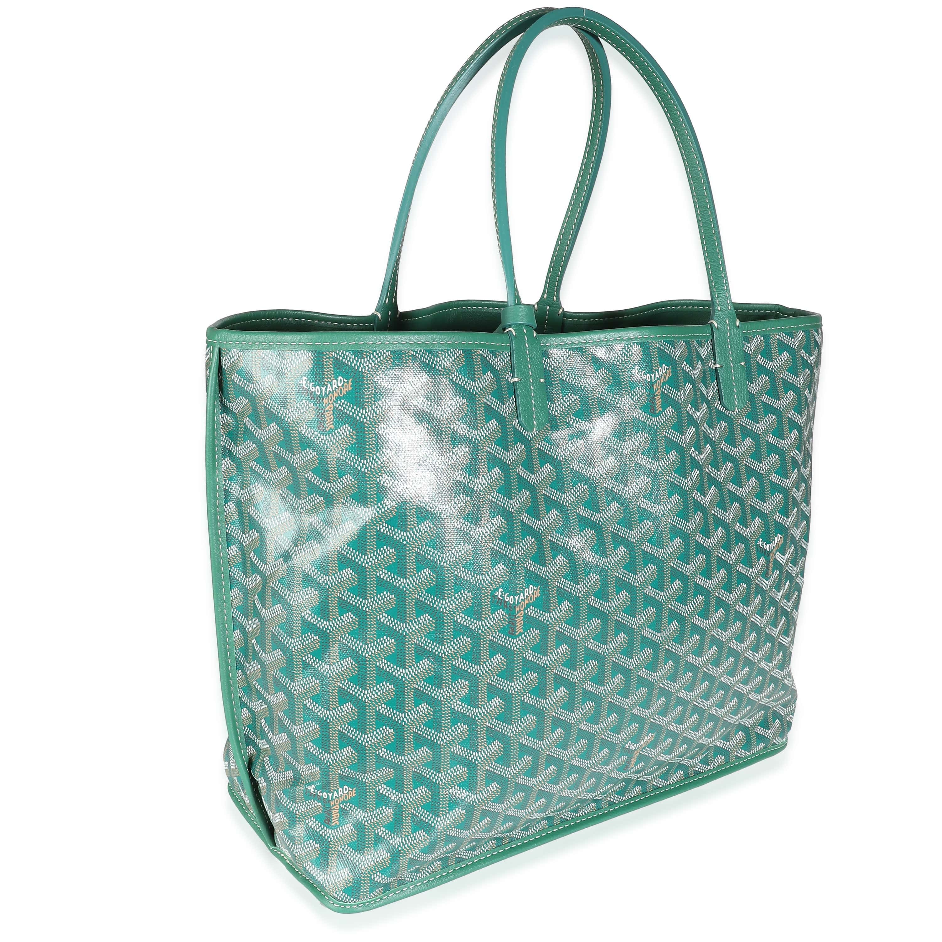 Goyard Green Goyardine Canvas Anjou PM