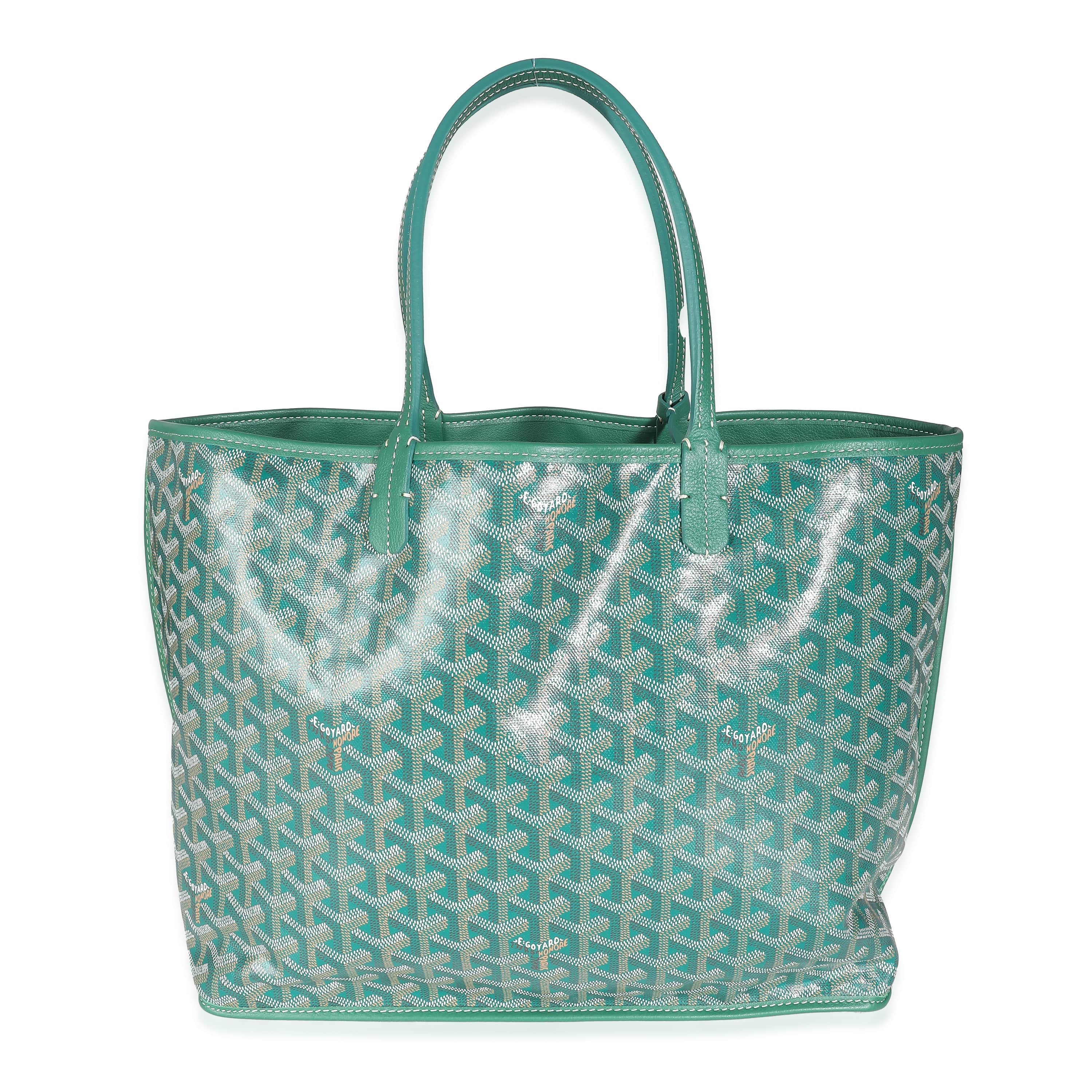 Goyard Green Goyardine Canvas Anjou PM