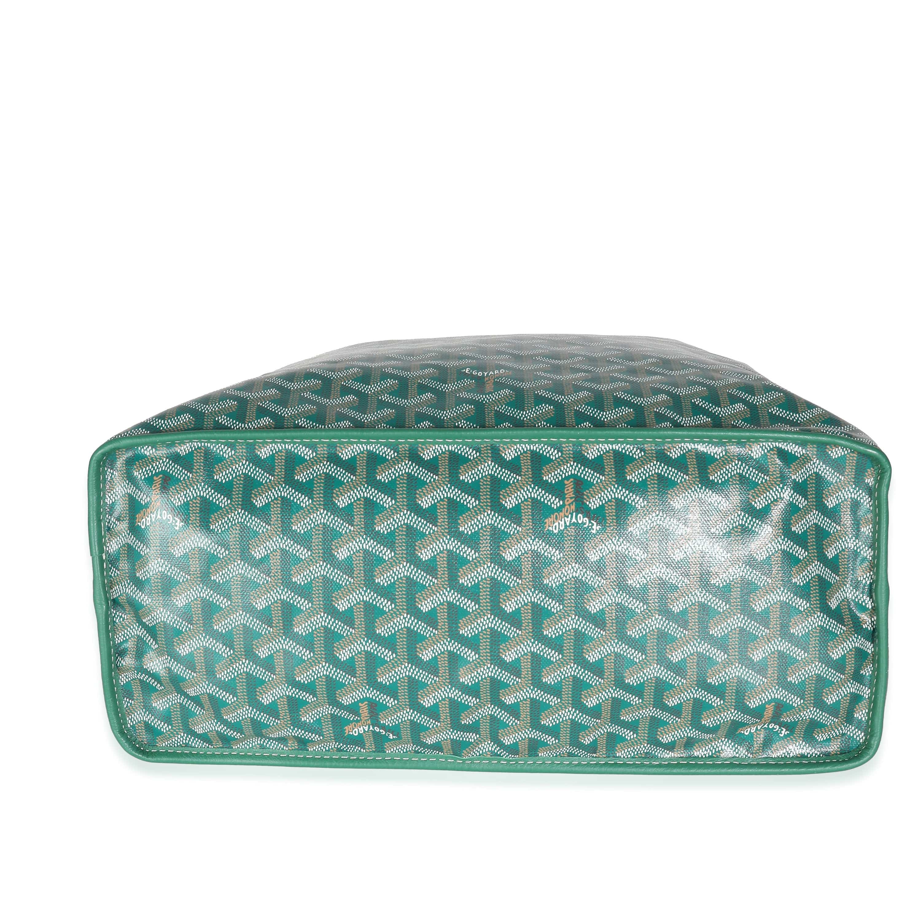 Goyard Green Goyardine Canvas Anjou PM