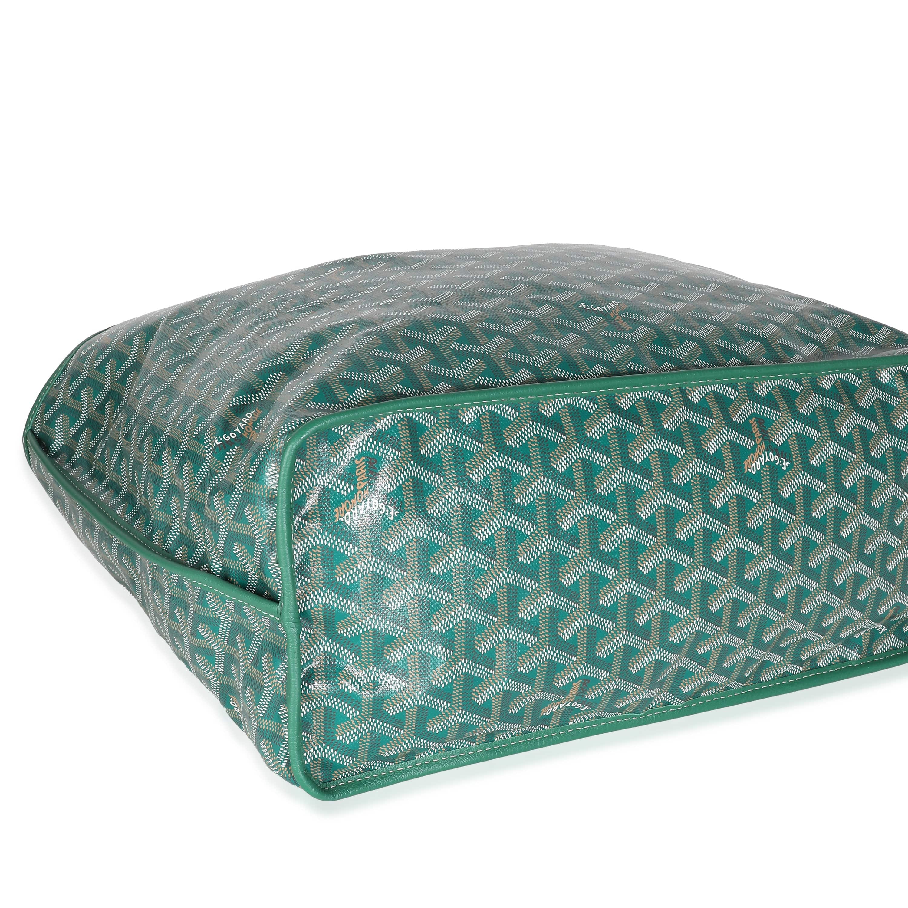 Goyard Green Goyardine Canvas Anjou PM